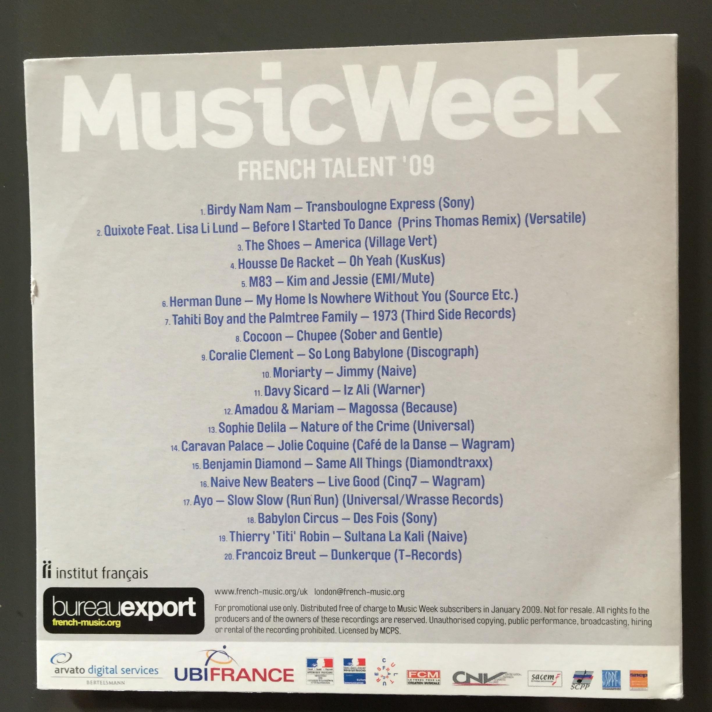 troc de troc cd musicweek image 1