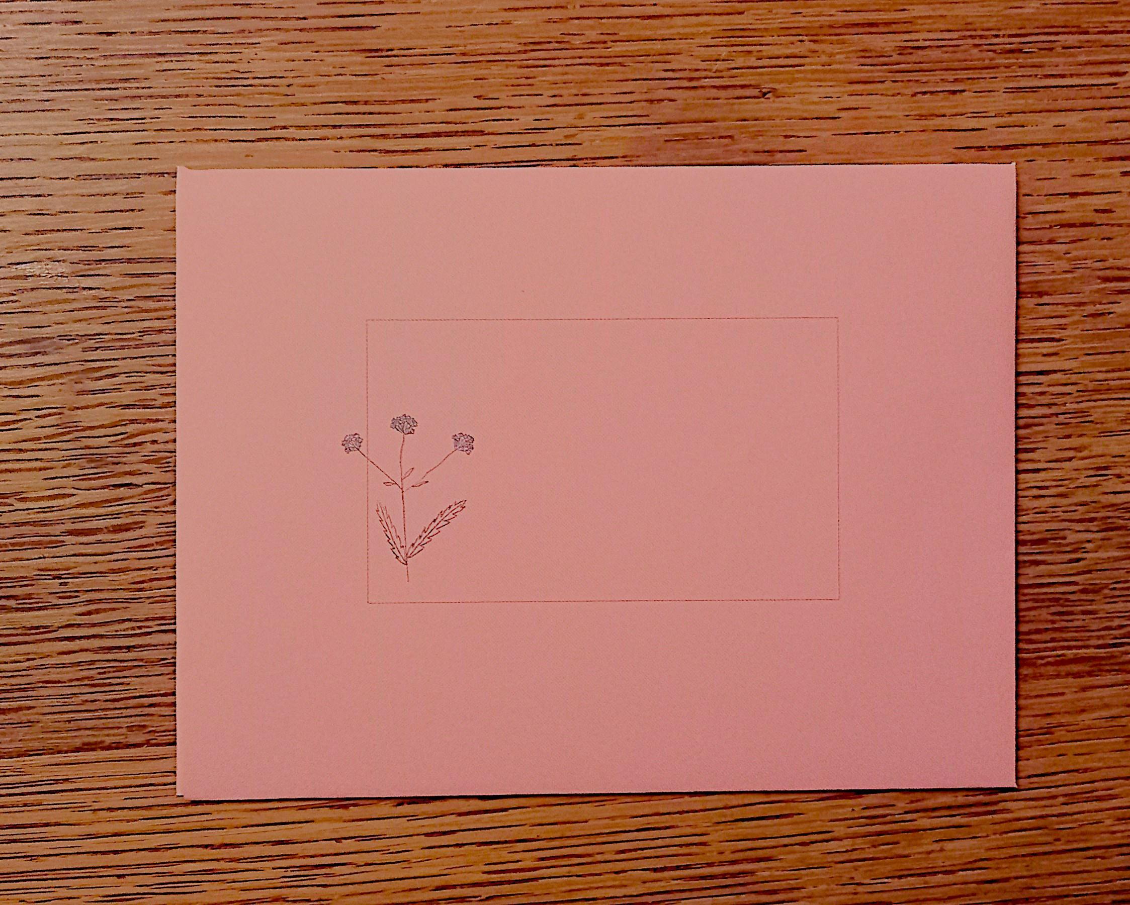 troc de troc enveloppe-lettre rose clair. image 0