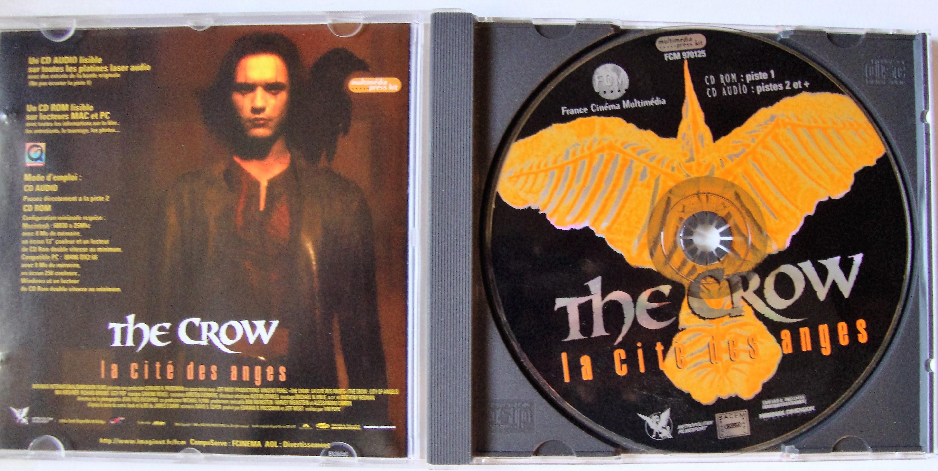 troc de troc cd rom - audio " the crow " vincent perez image 1