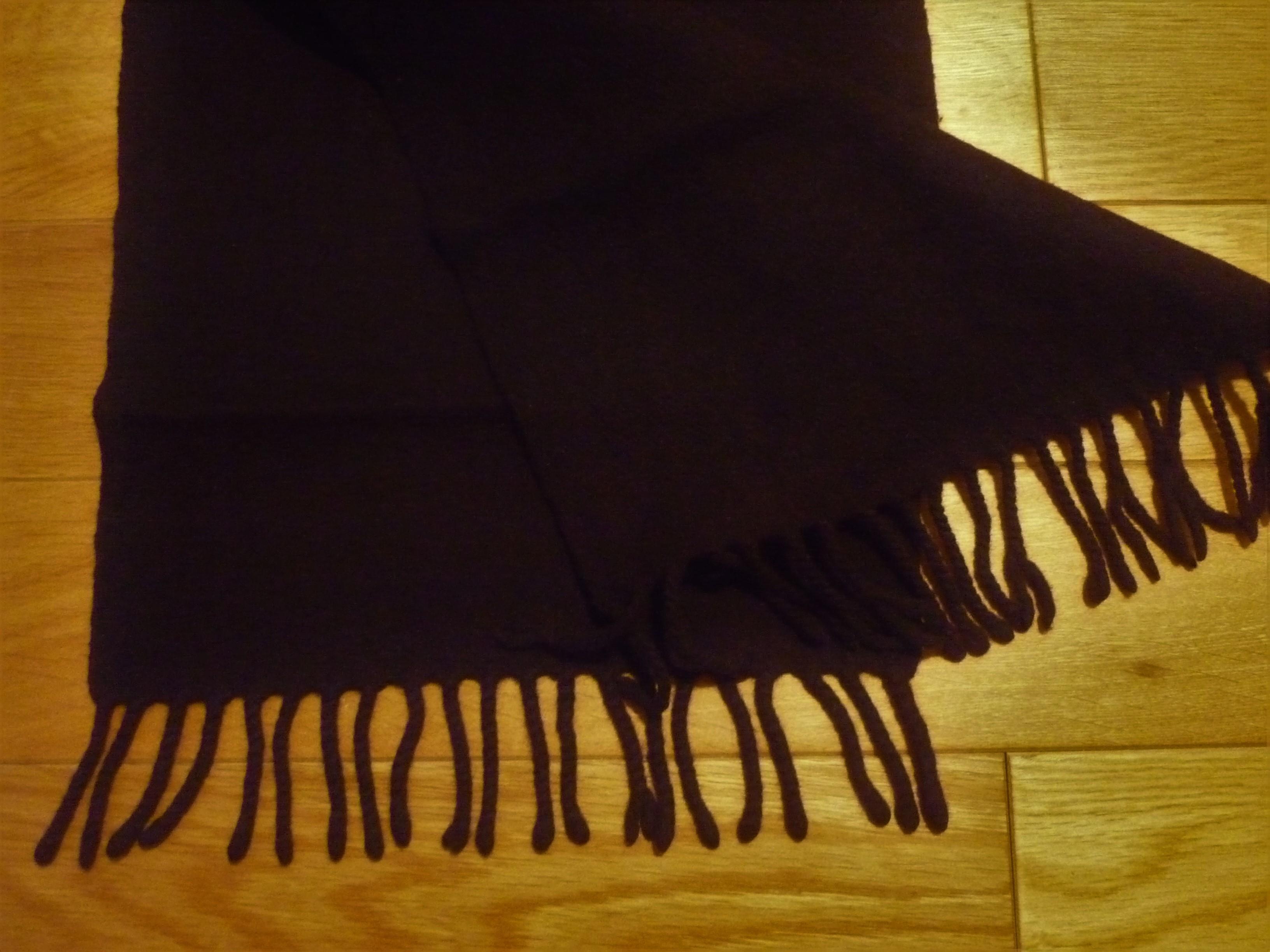 troc de troc echarpe noire en laine image 1