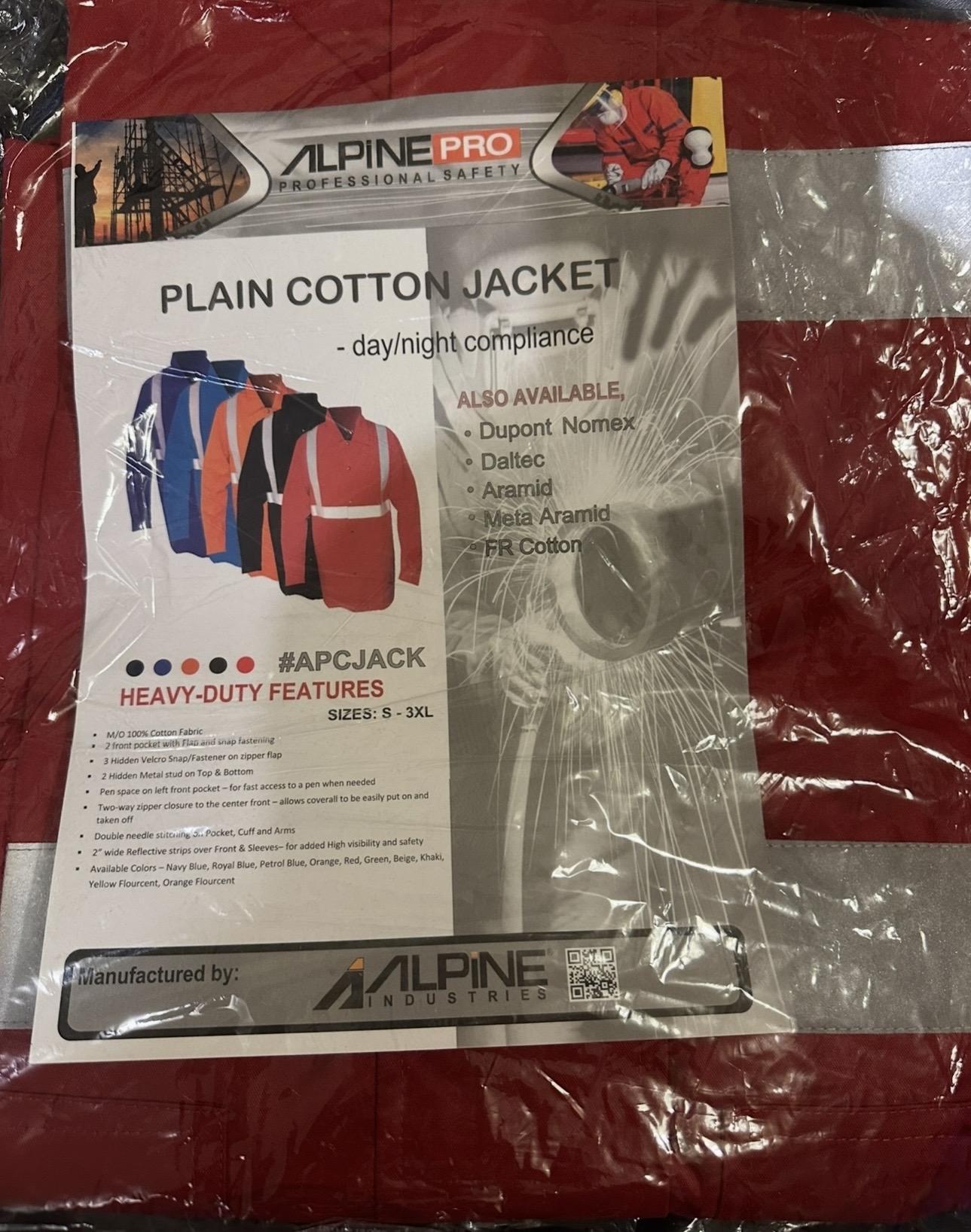 troc de troc veste de travail btp neuve rouge taille l image 0