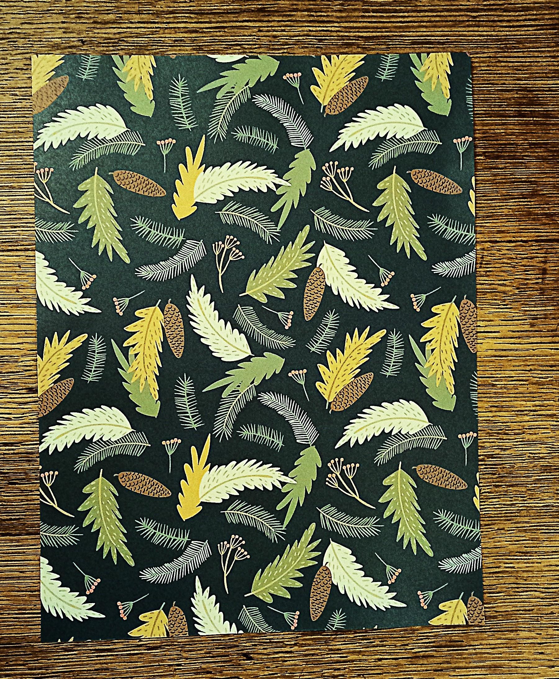 troc de troc papier créatif "feuilles et branches". image 0