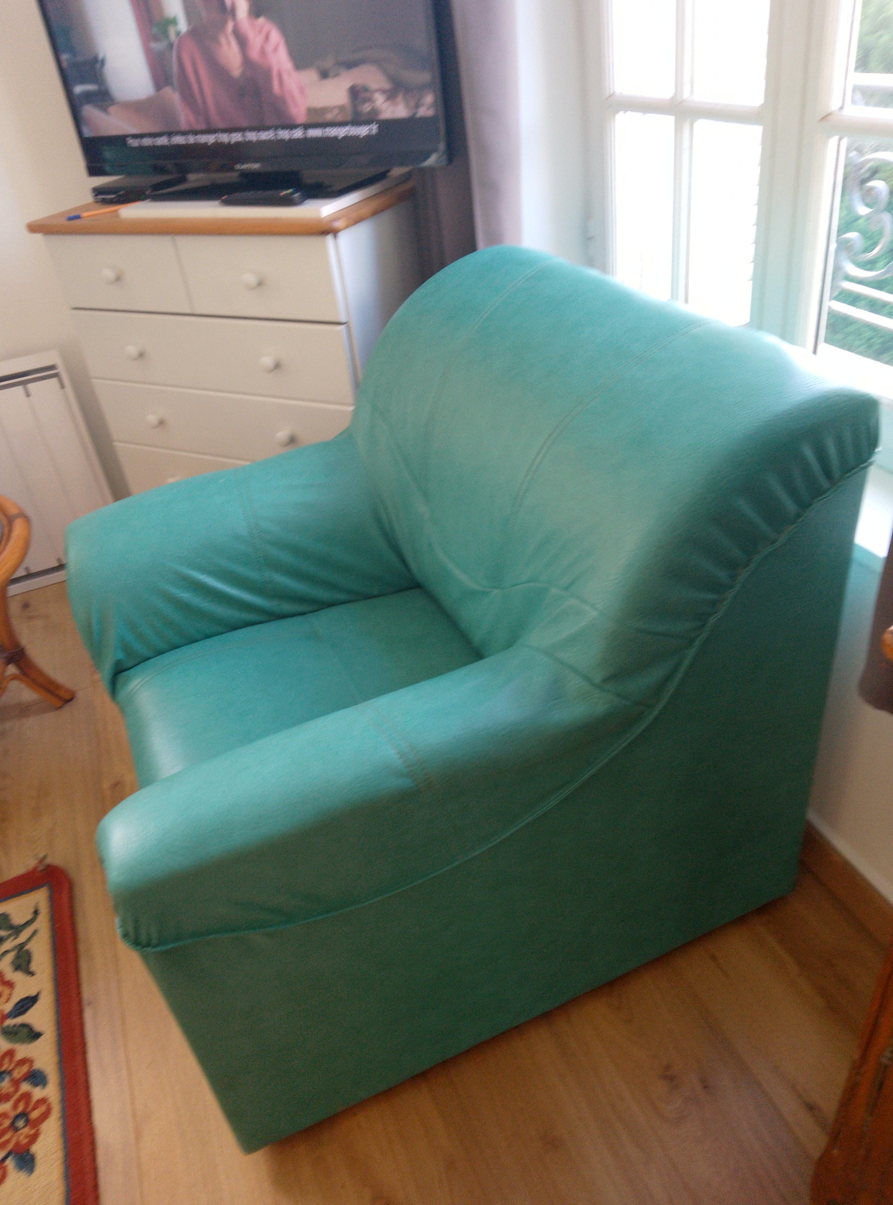 troc de troc fauteuil vert image 2