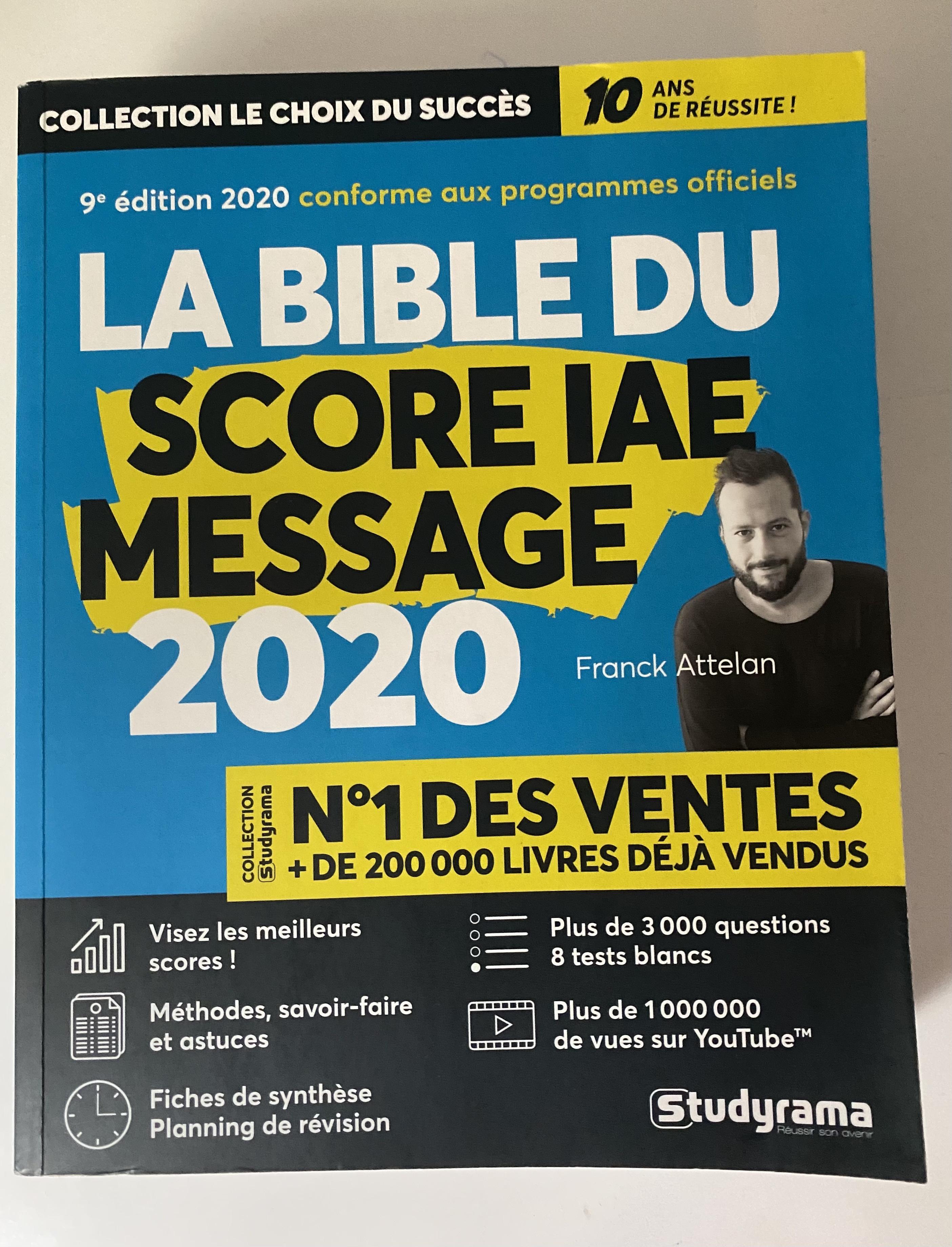 troc de troc la bible du score iae 2020 image 0