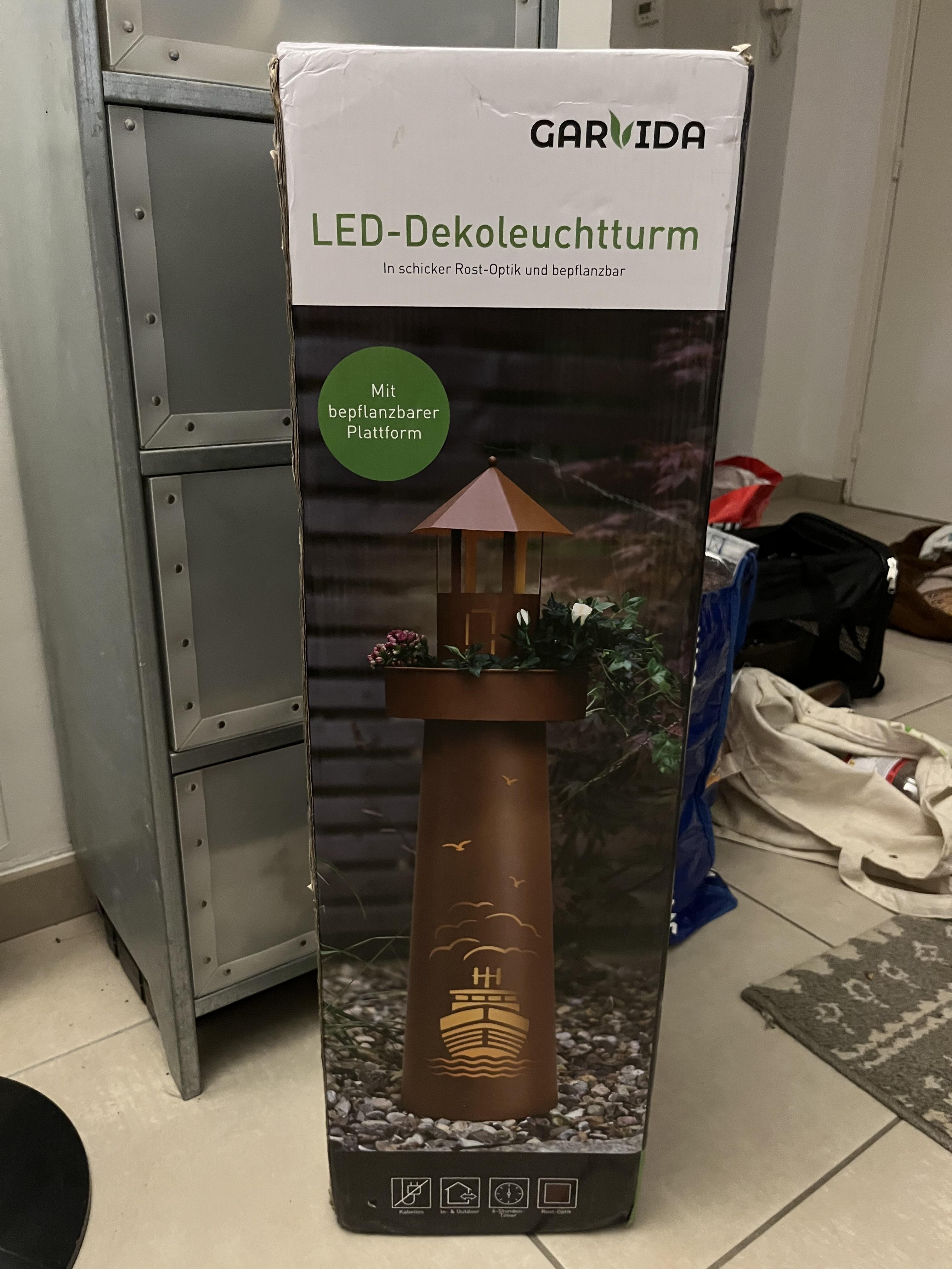 troc de troc lampe led de jardin en forme de phare image 1