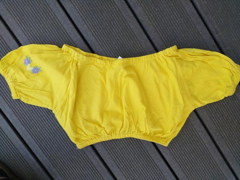 troc de troc croc top jaune taille 40/42 image 0