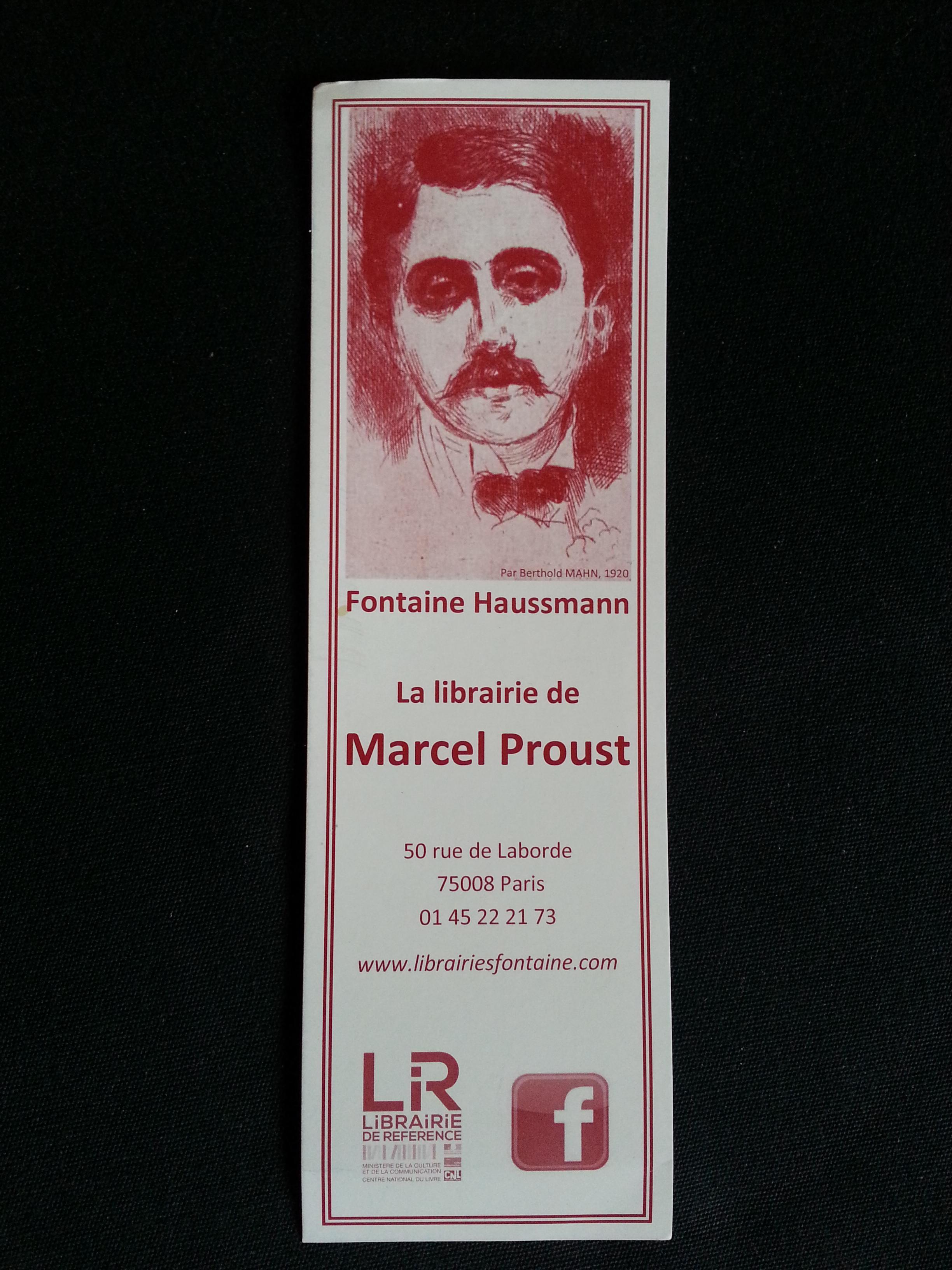 troc de troc marque page marcel proust image 1