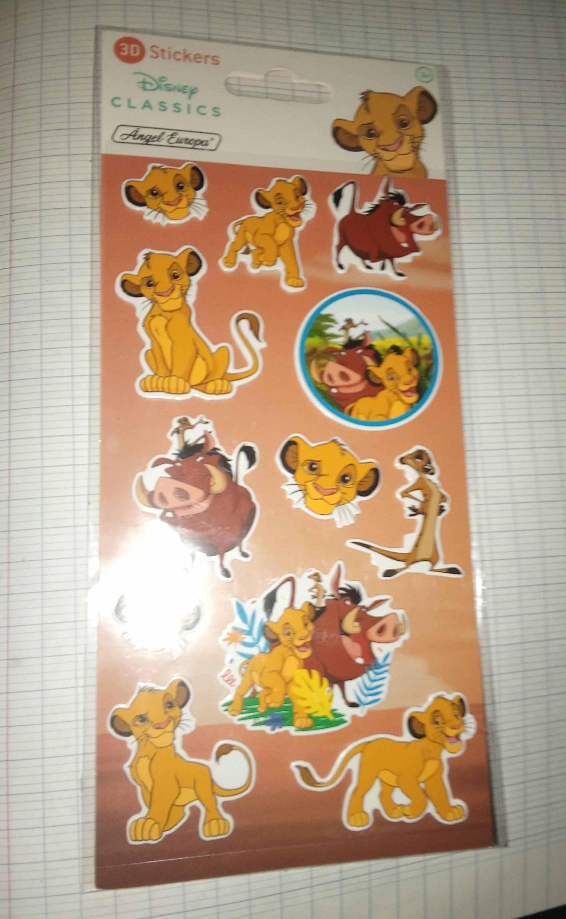 troc de troc stickers 3d roi lion neuf image 0