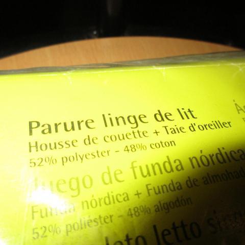 troc de troc housse de couette+taie neuve emballée,145x200 image 2