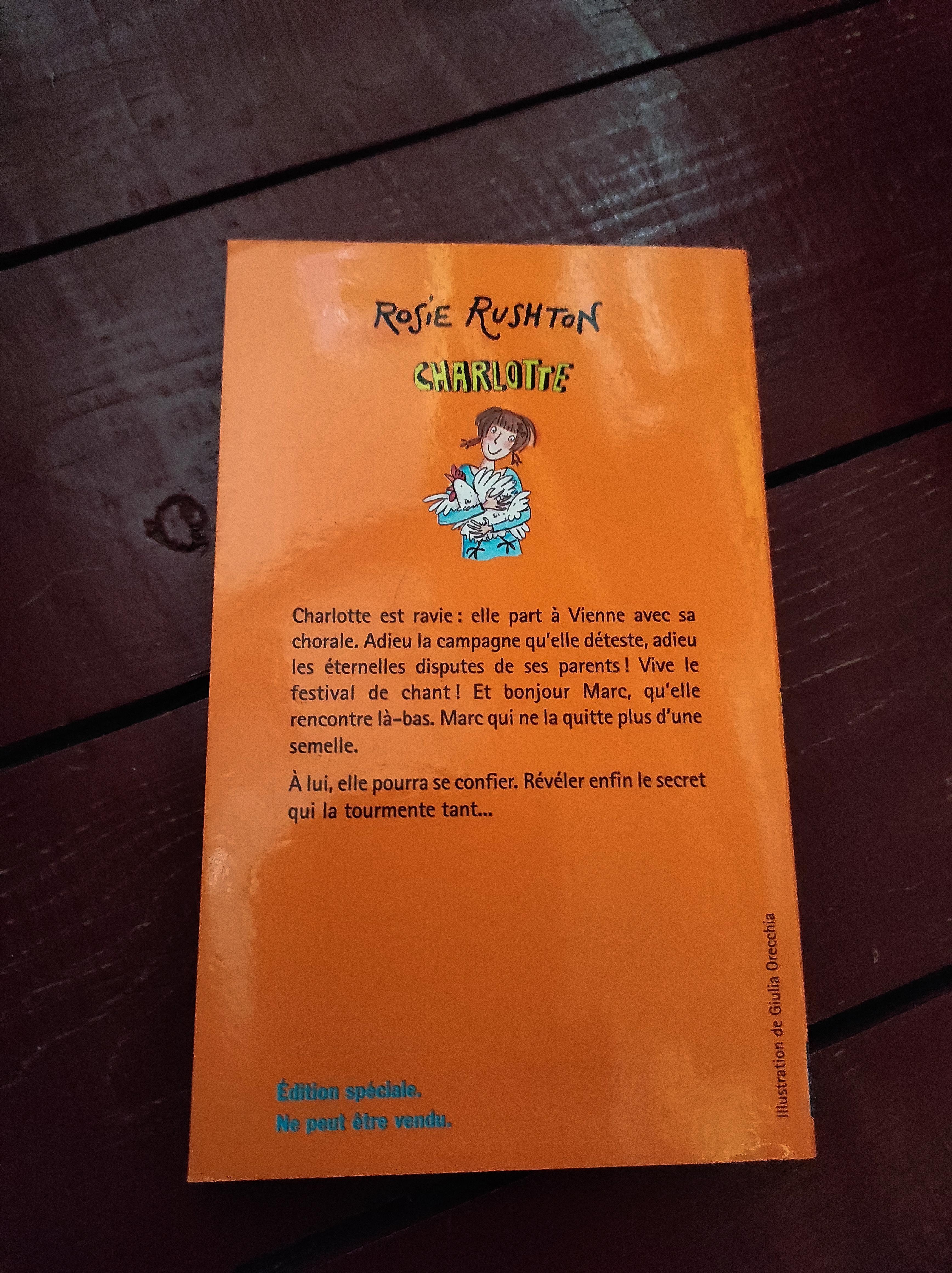 troc de troc livre charlotte de rosie ruston image 1