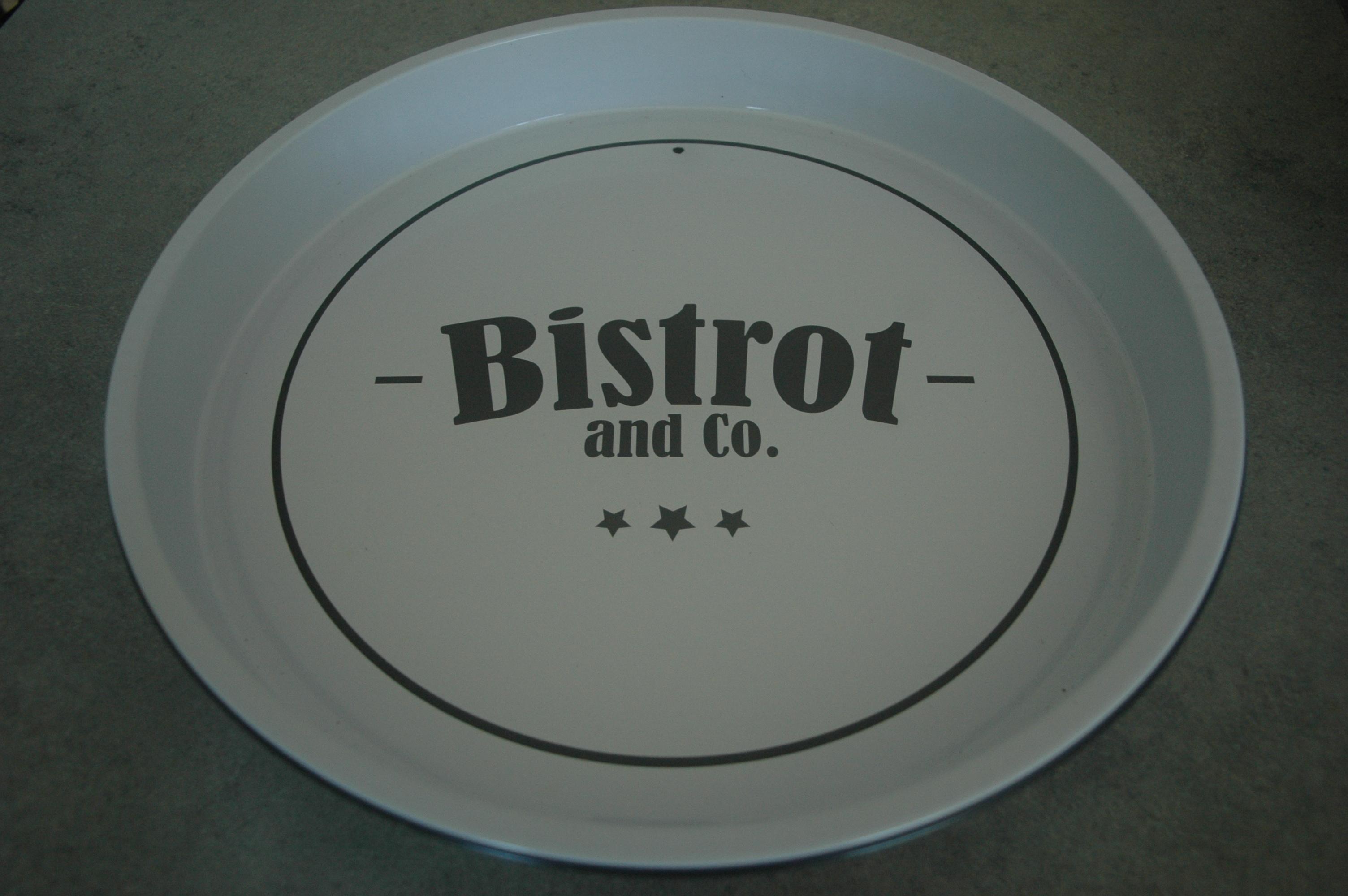 troc de troc plateau en fer fond noir + 1 blanc image 1