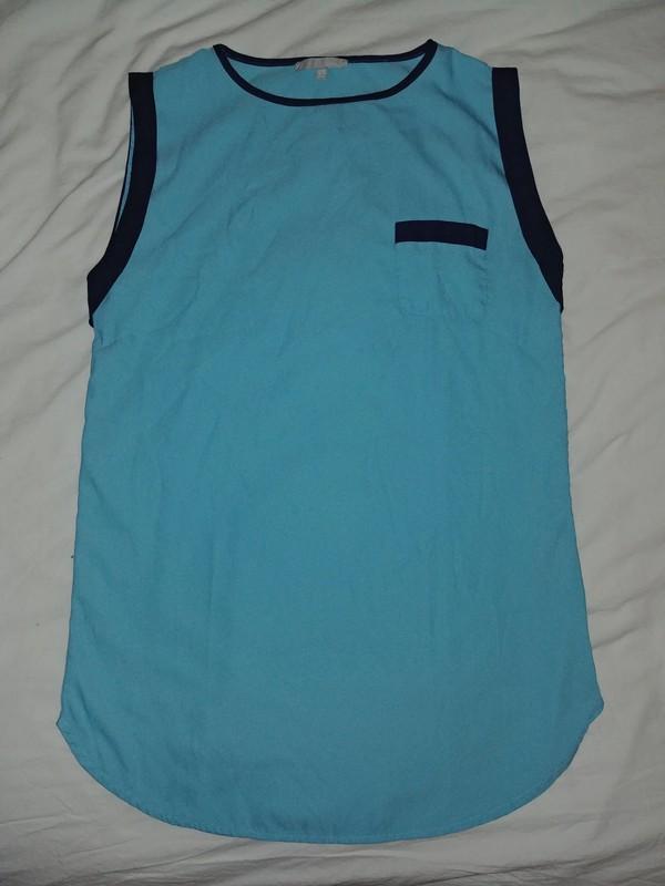 troc de troc blouse / tunique etam bleu ciel taille 36 image 0
