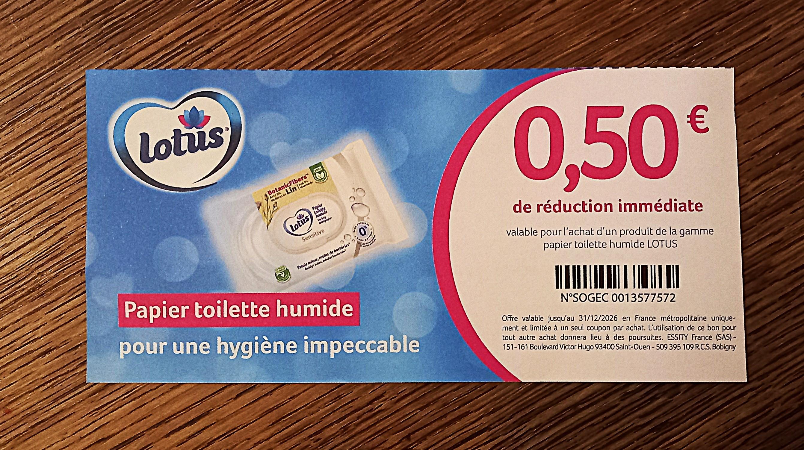 troc de troc bon de réduction "lotus". image 0