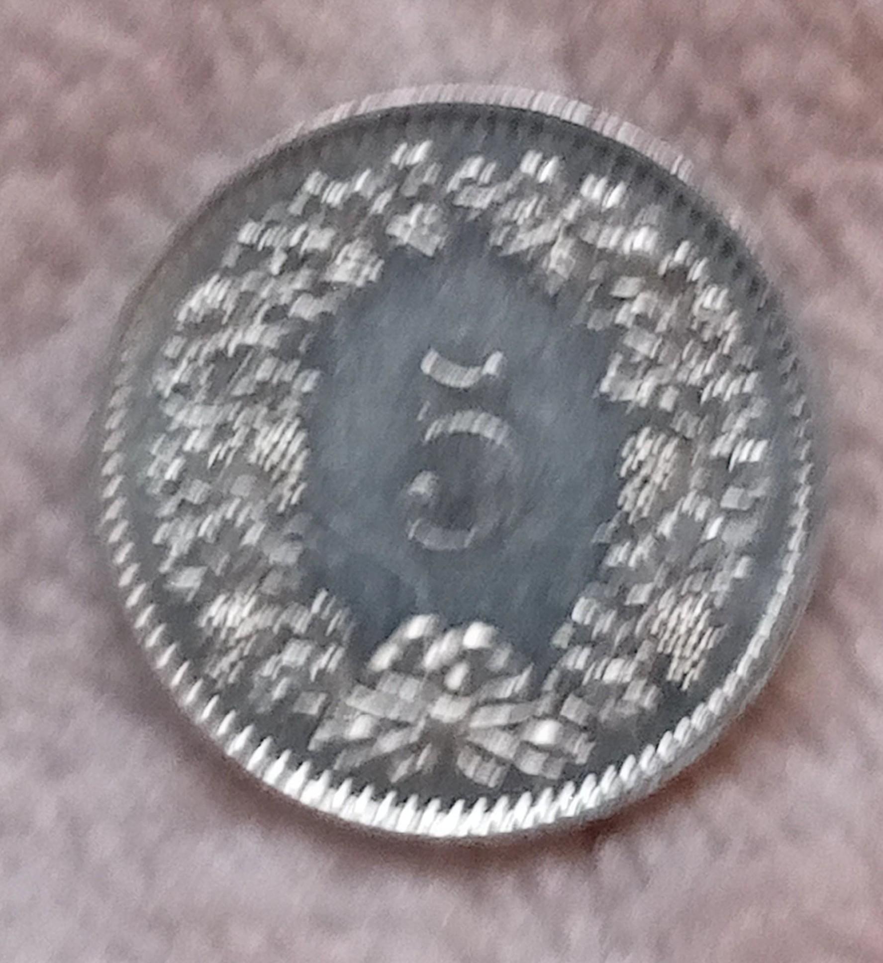 troc de troc reserver. deux pièces de 5 centimes suisses 1907 image 2