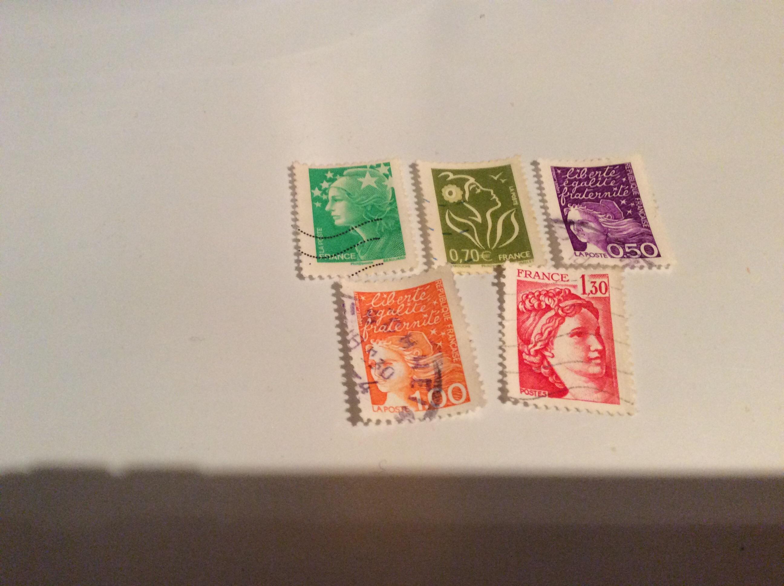 troc de troc 5 timbres france image 0