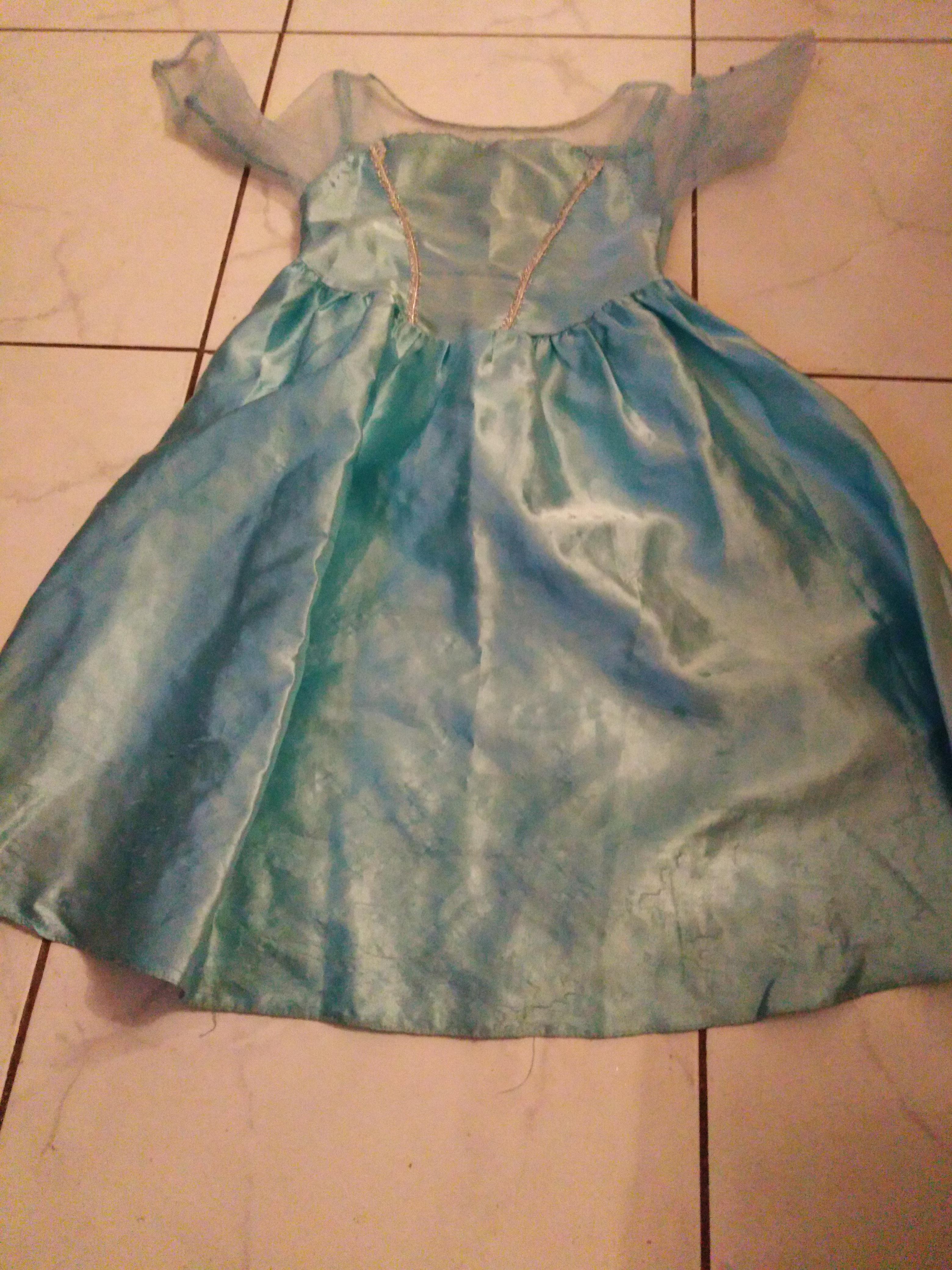 troc de troc déguisement reine des neiges fille taille 3/4 ans image 0