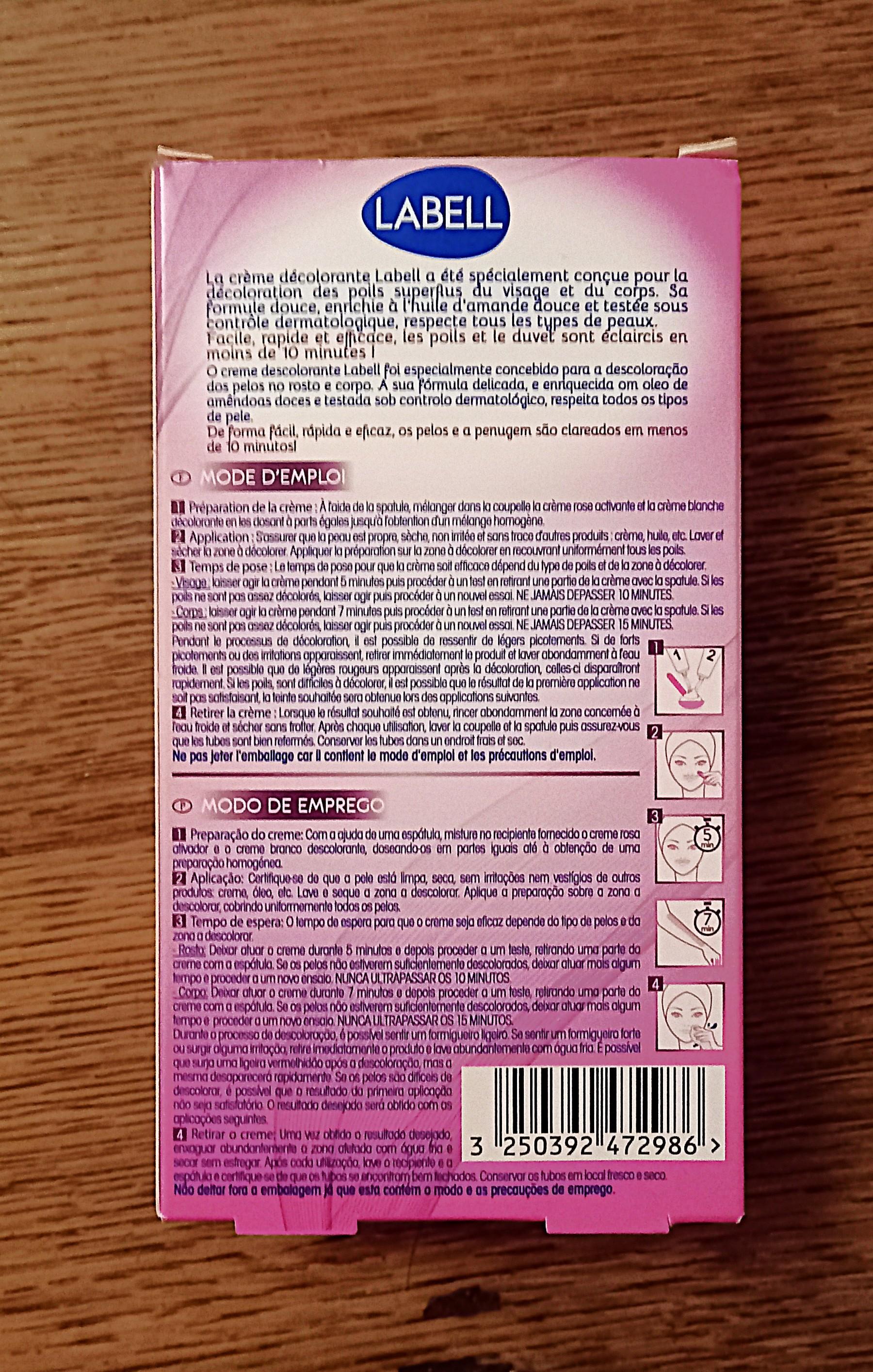 troc de troc crème décolorante visage et corps. rÉservÉe. image 1