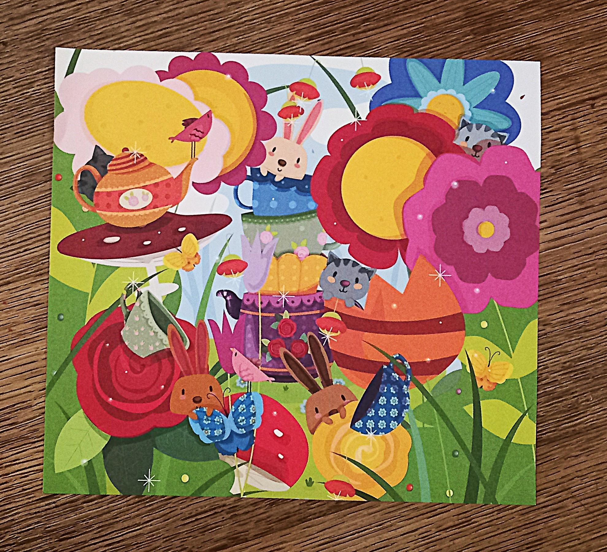 troc de troc affichette "alice au pays des merveilles". image 0