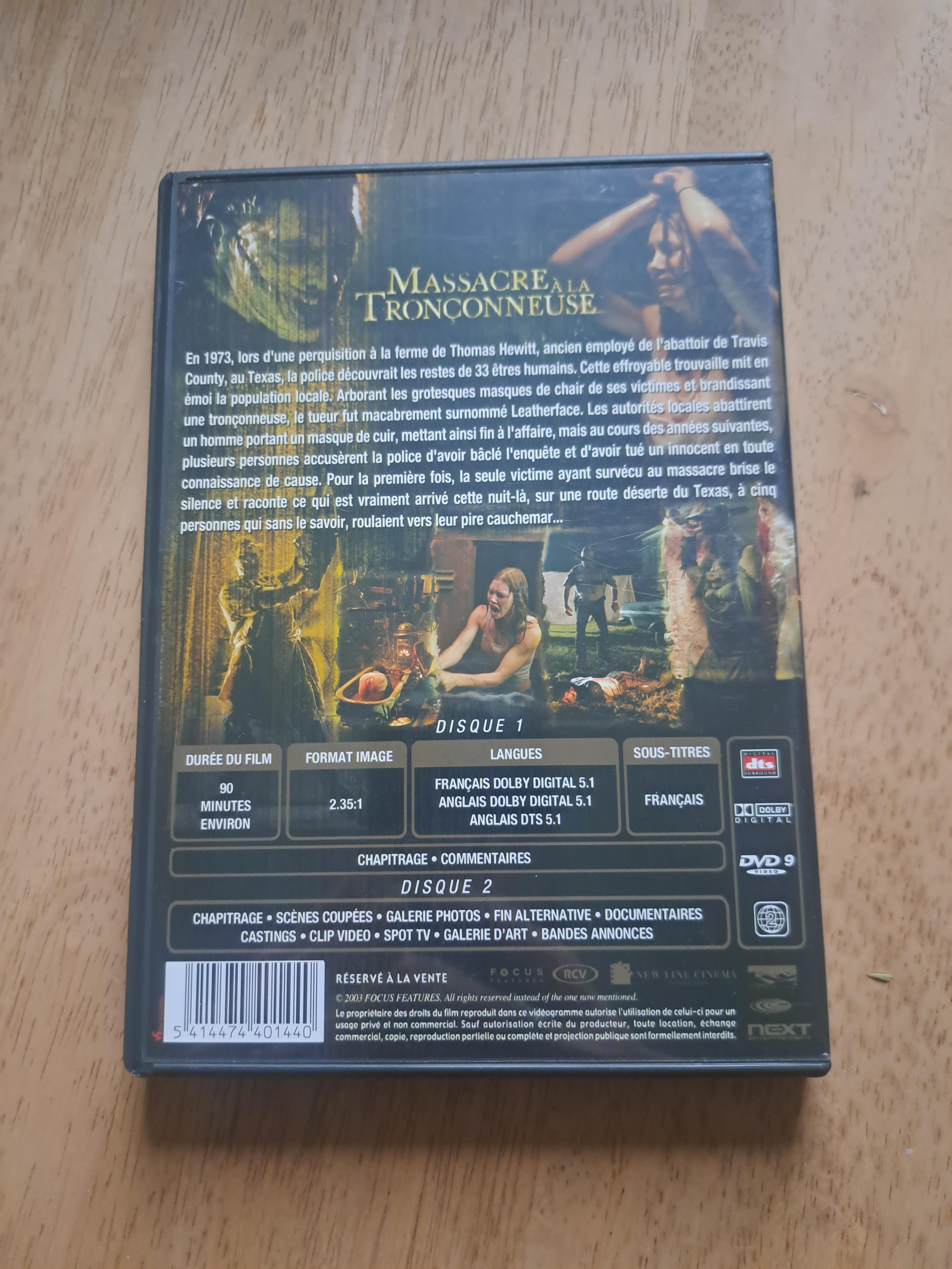 troc de troc dvd massacre à la tronçonneuse image 1