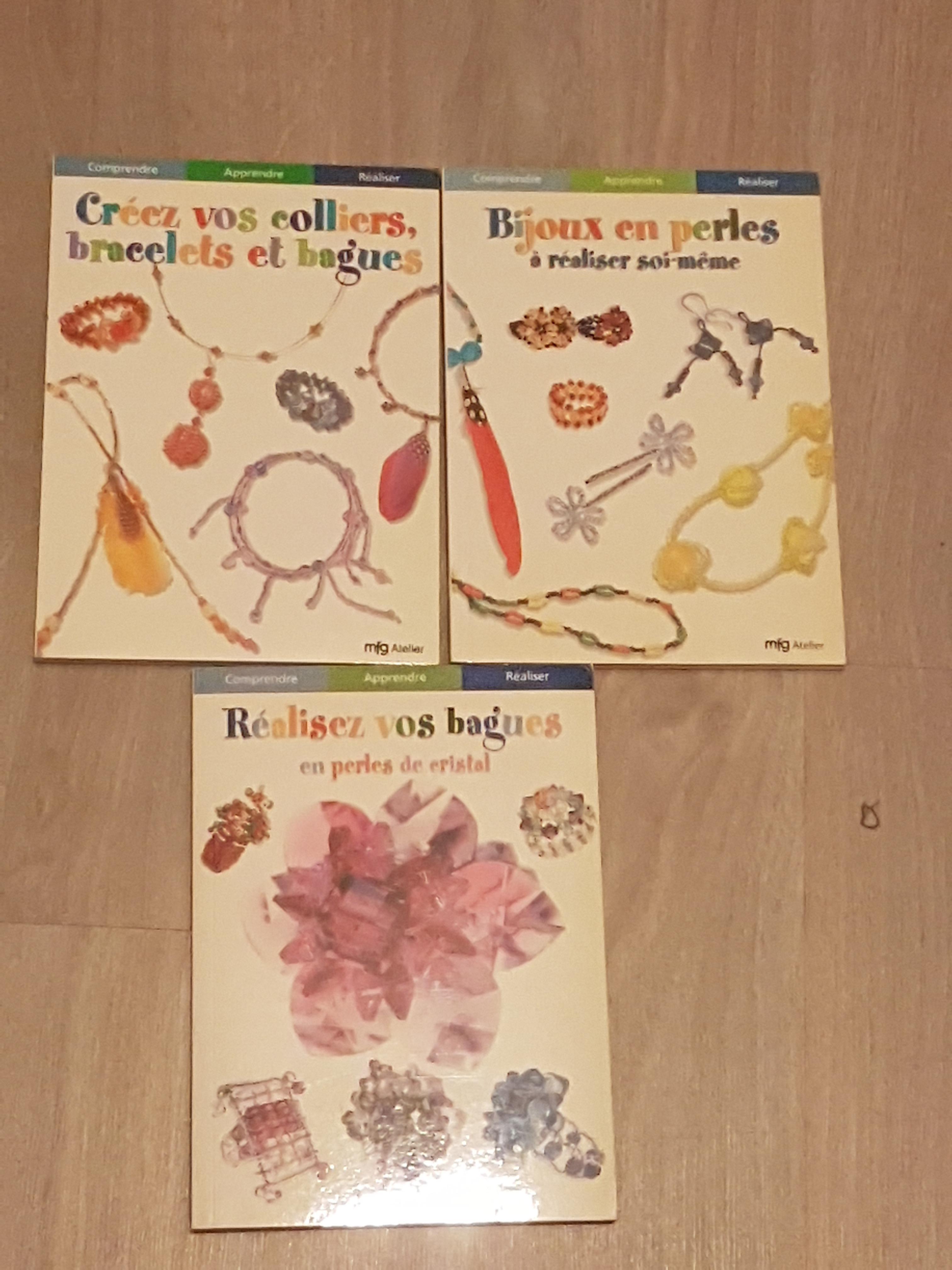 troc de troc lot de 3 livres bijoux en perles image 0