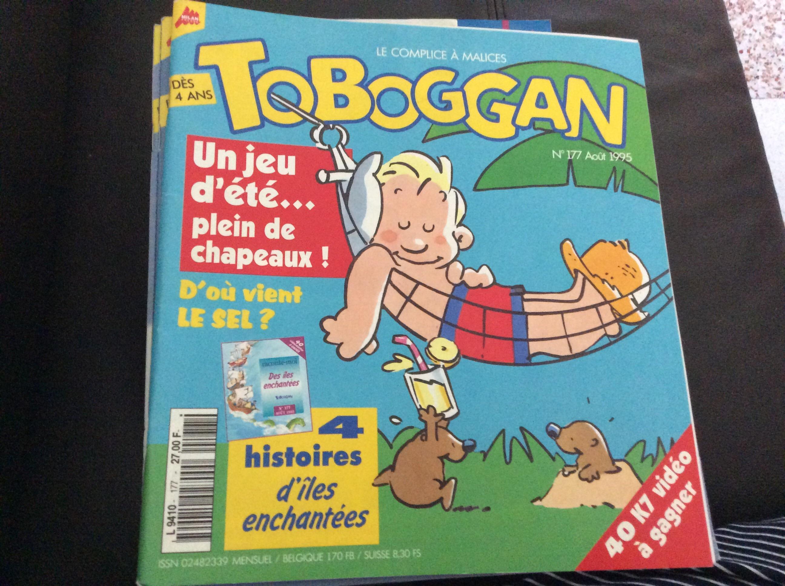 troc de troc revue toboggan des 4 ans n° 177 août 95 jeux d’ete image 0