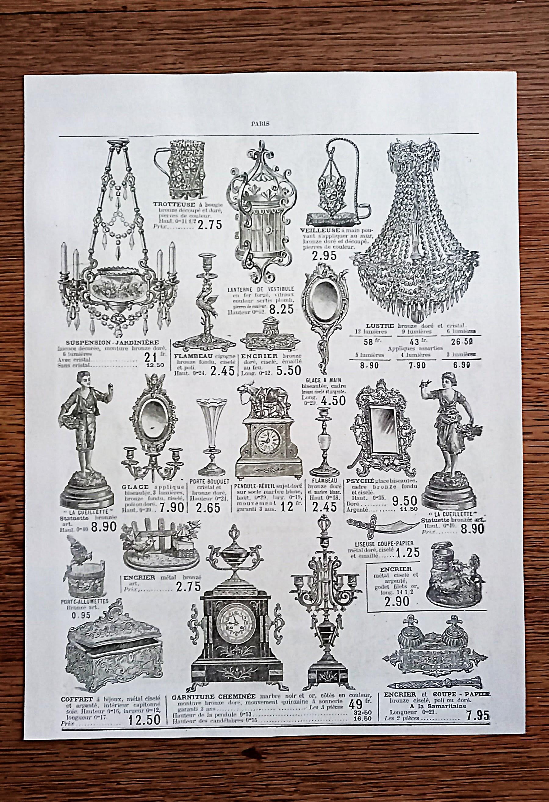 troc de troc affiche "paris antiquités". image 0