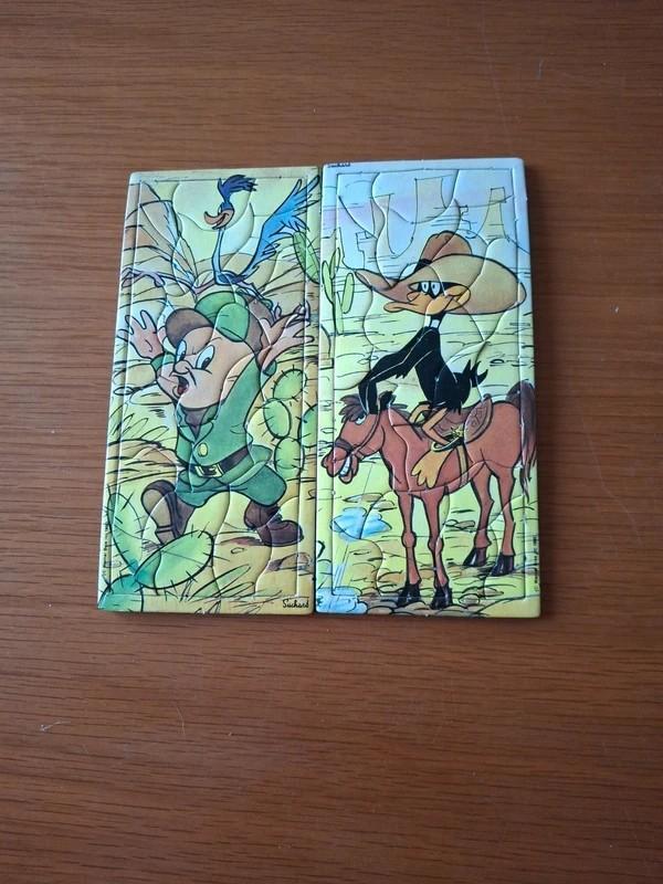 troc de troc lot 2 puzzles suchard n°4 et 5 warner bros image 0
