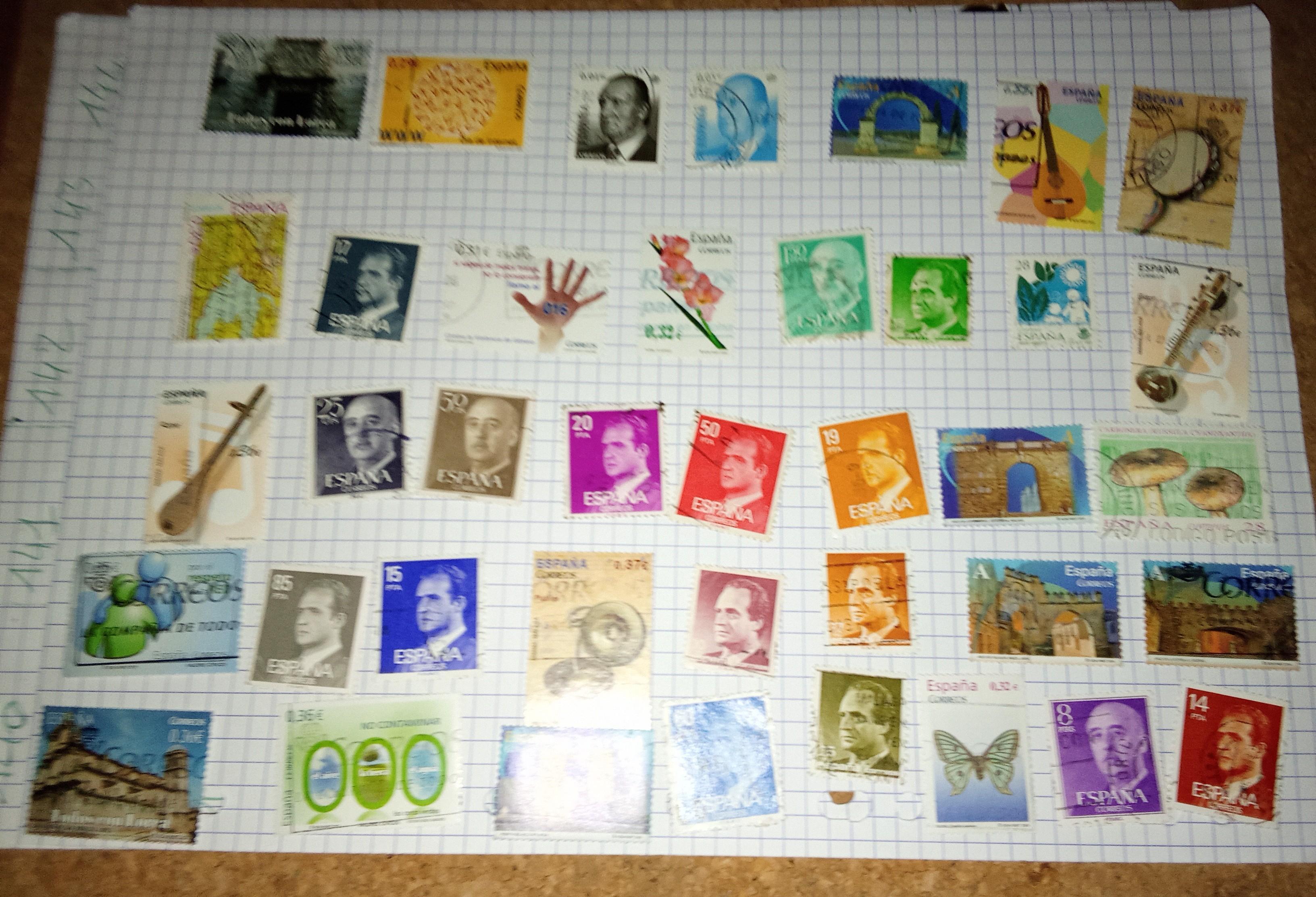 troc de troc lot timbres espagnols image 0