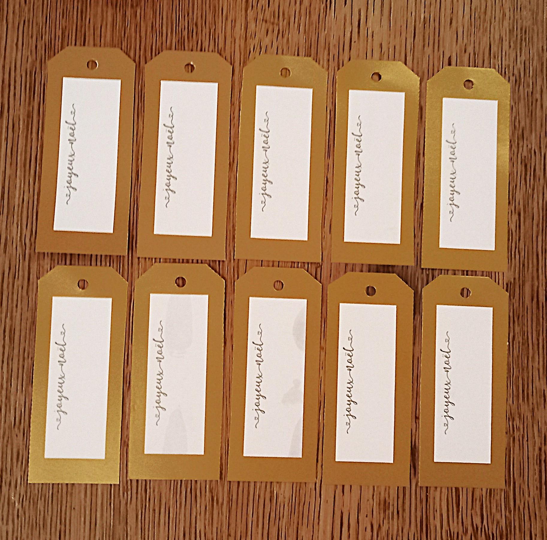 troc de troc etiquettes "joyeux noël". image 1