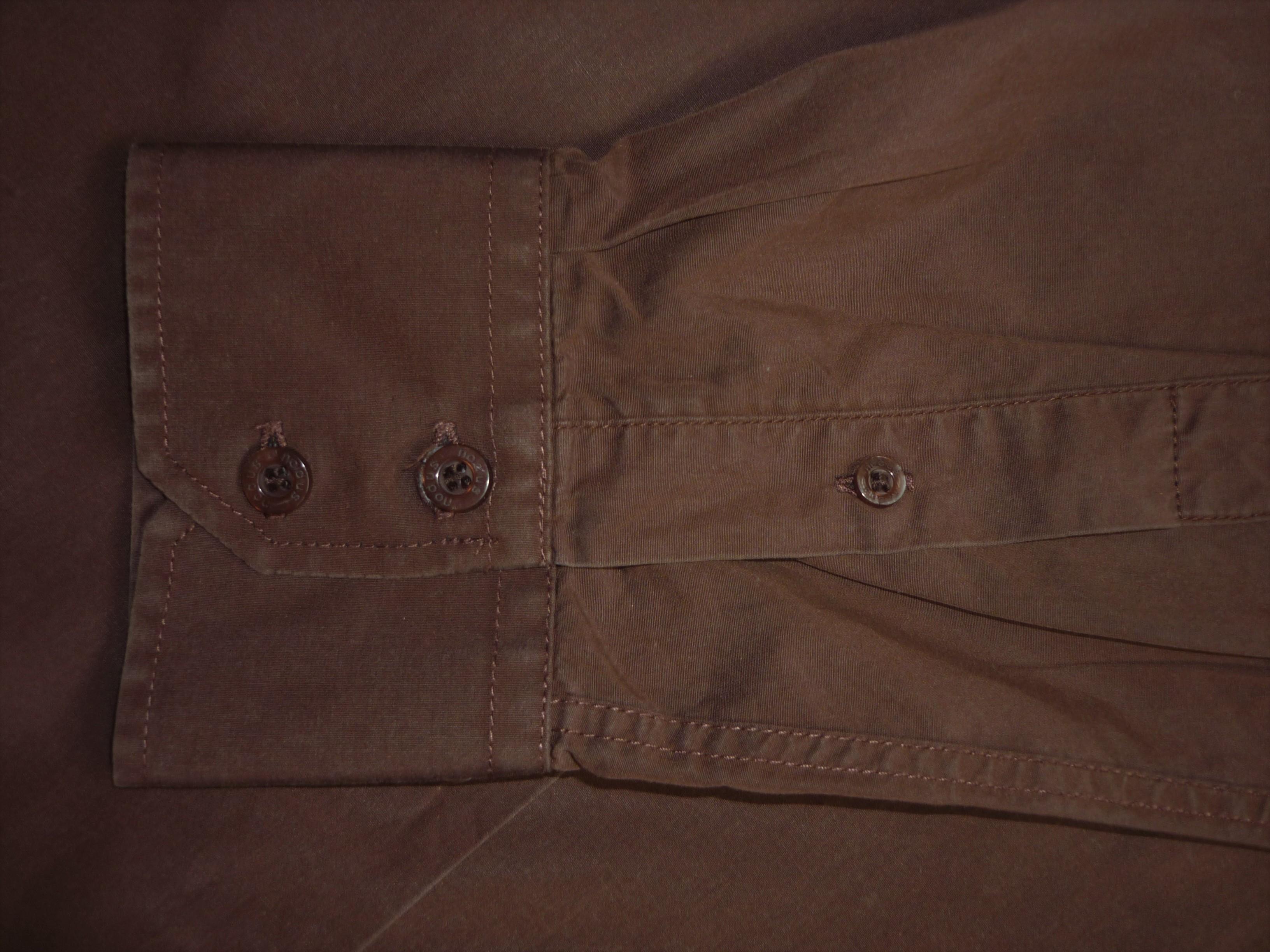 troc de troc chemise marron nodus masculin latin - taille 41 / 16. image 2