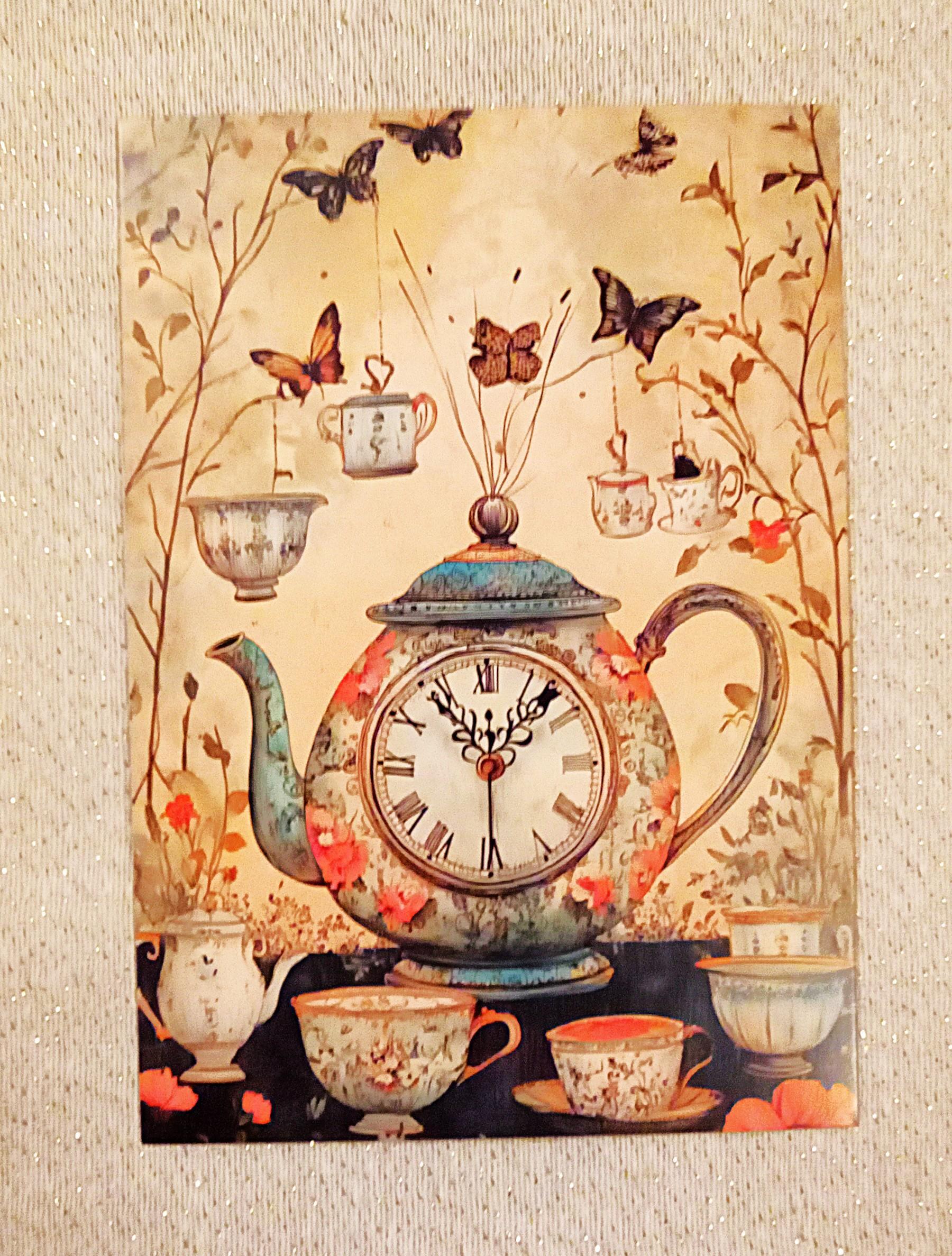 troc de troc carte postale "it's tea time !" image 0