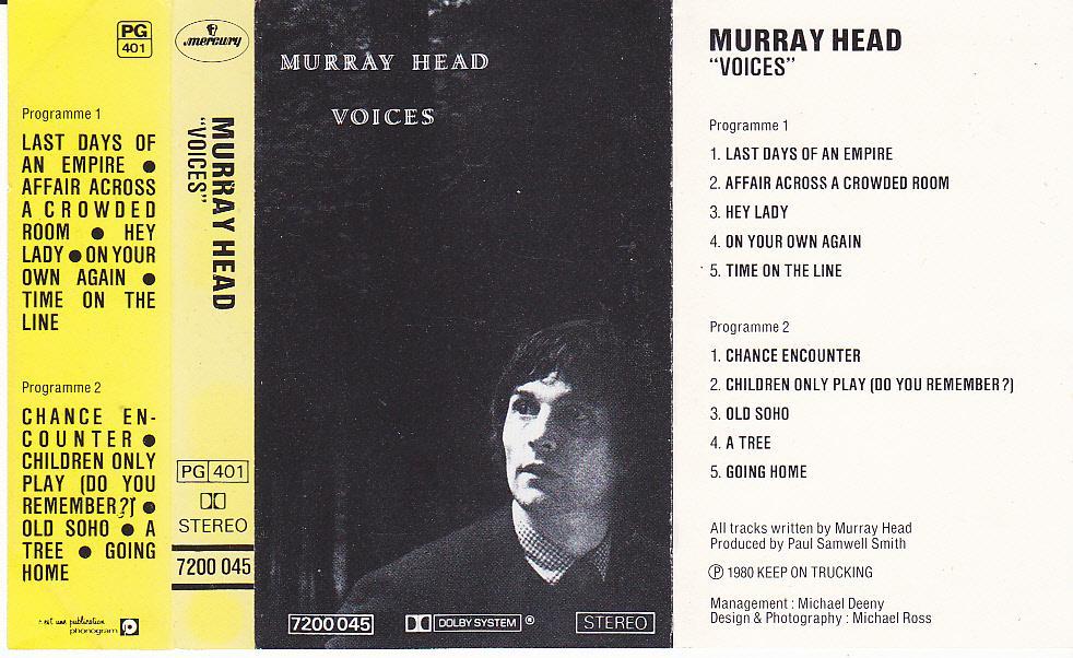 troc de troc cassette audio : murray head " voices " image 0