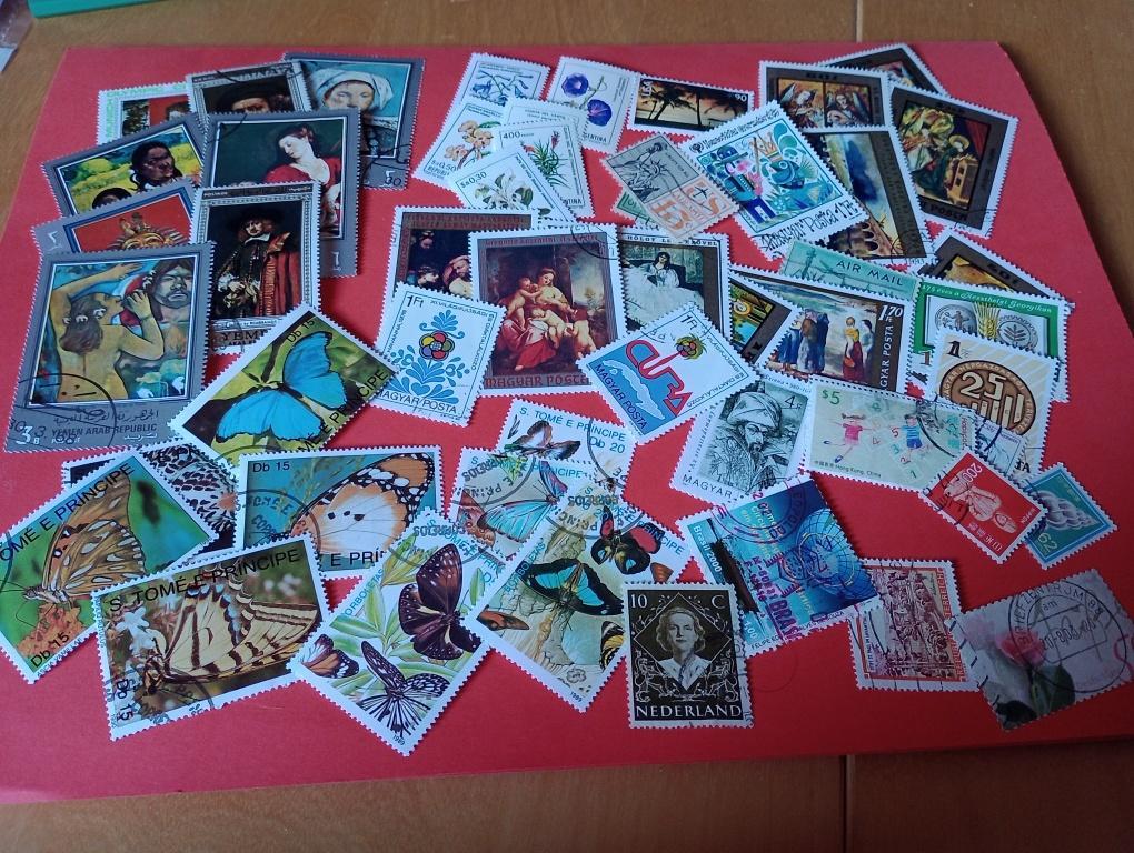 troc de troc reserve lot 50 timbres étrangers (lot d) image 0