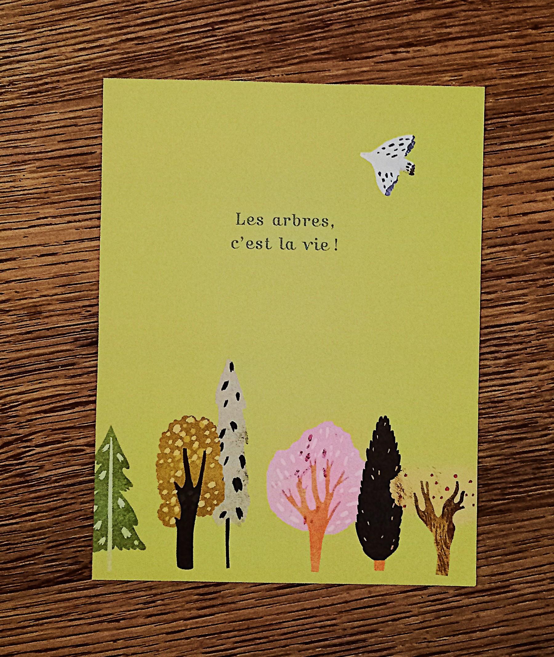 troc de troc carte "les arbres, c'est la vie !" image 0