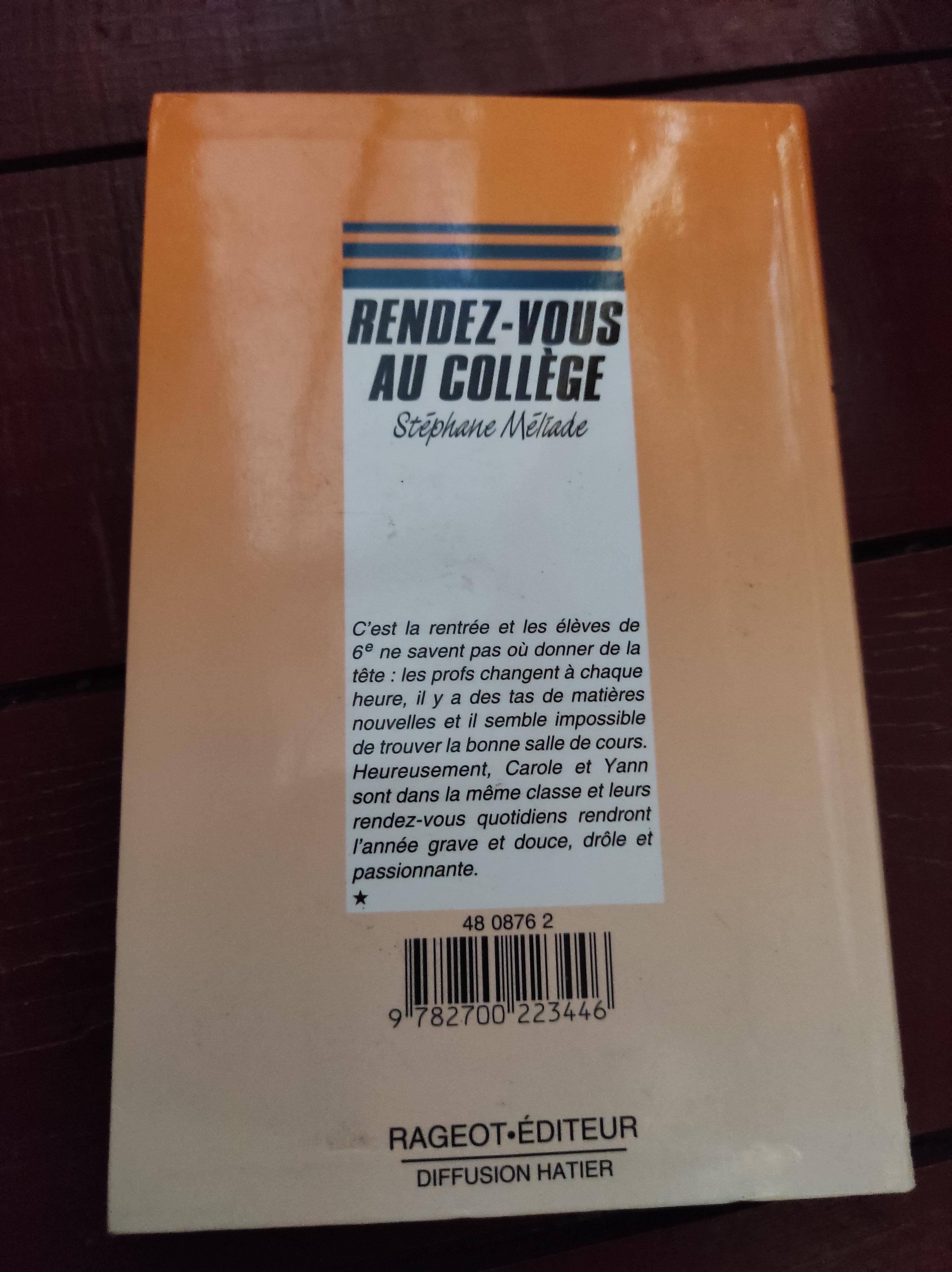 troc de troc livre rendez-vous au college image 1