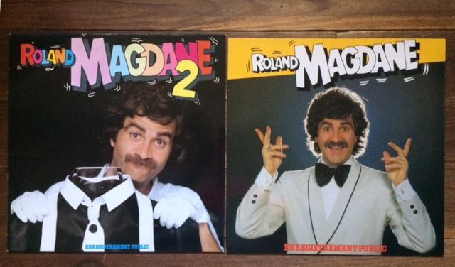 troc de troc lot 2 lp vinyles 33t - roland magdane 1&2 - originaux 1980/1981 image 0