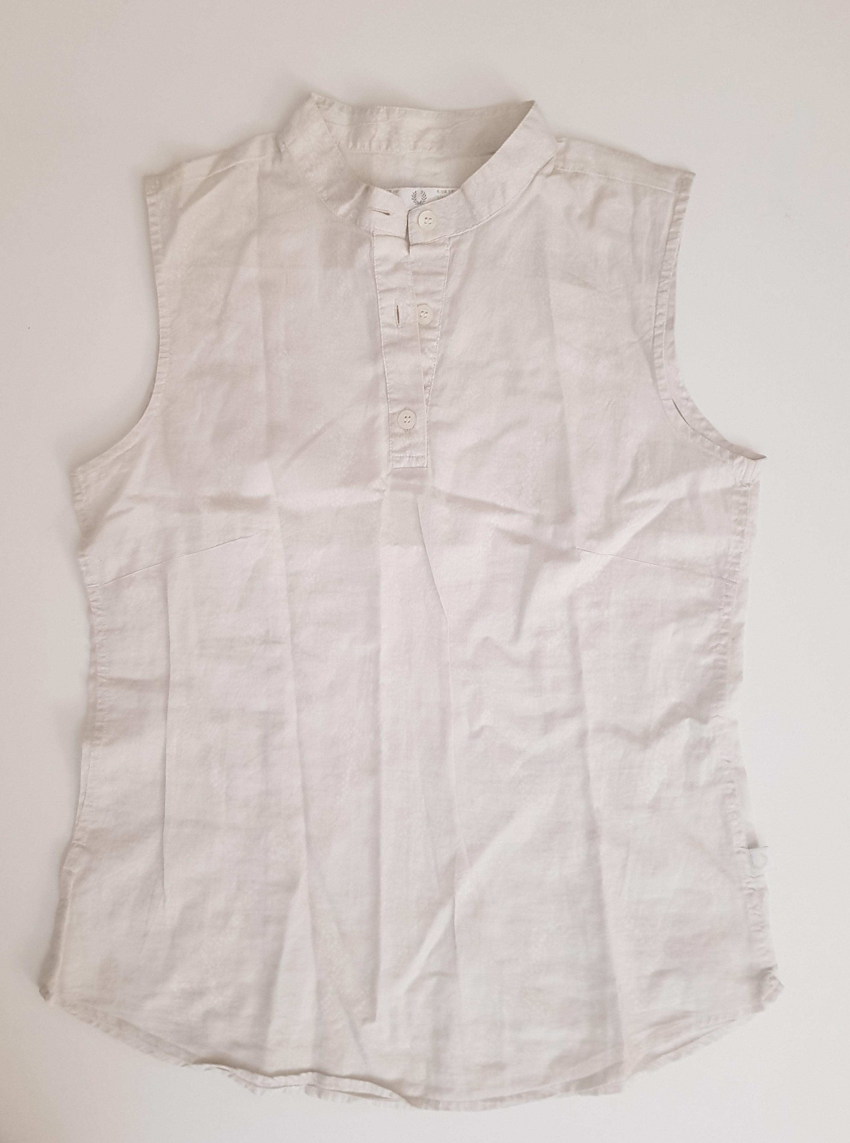 troc de troc chemise sans manche blanche, fred perry, taille 38 image 0