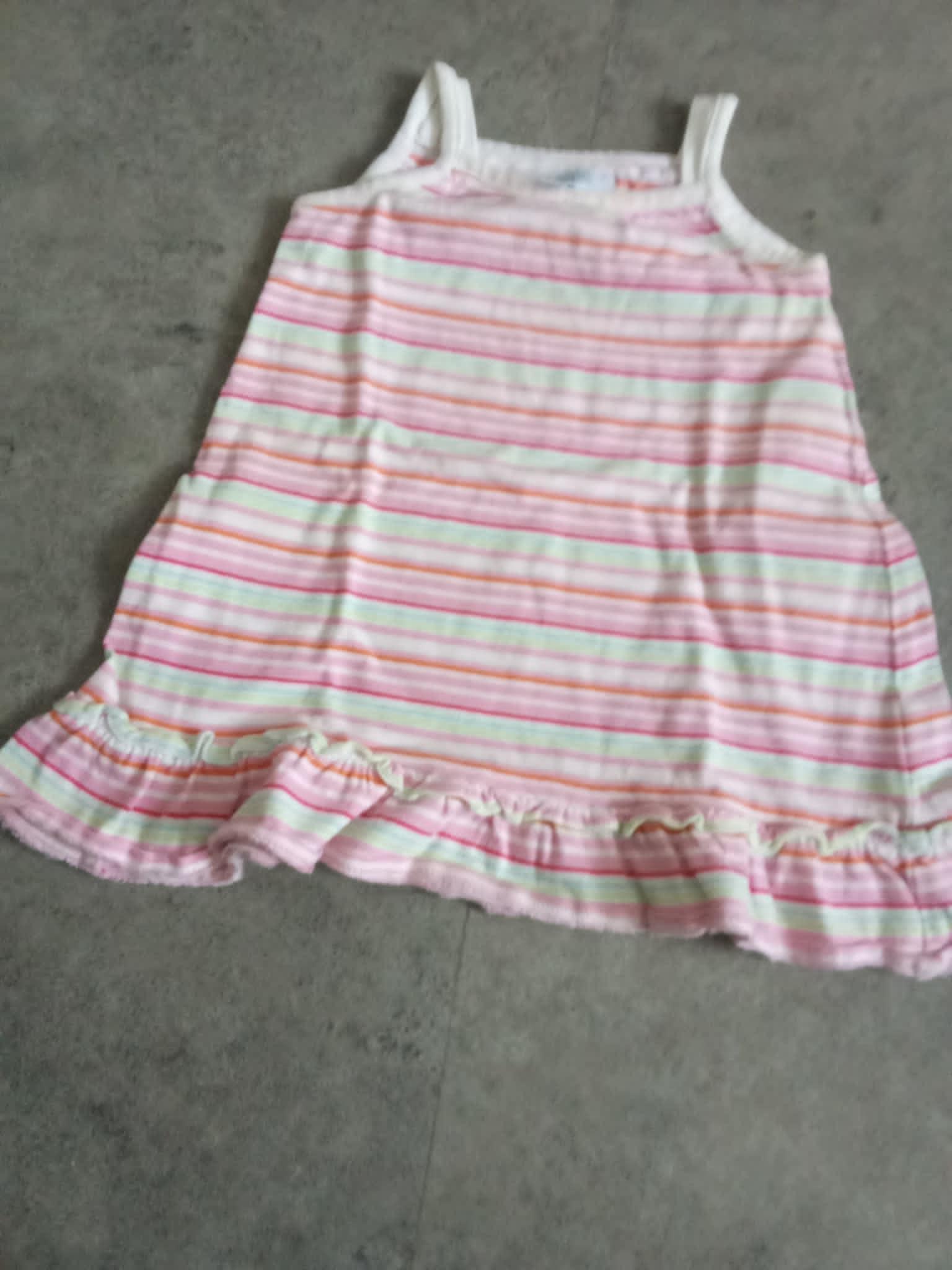 troc de troc robe été 6 mois  neuf  baby  a bretelles image 0