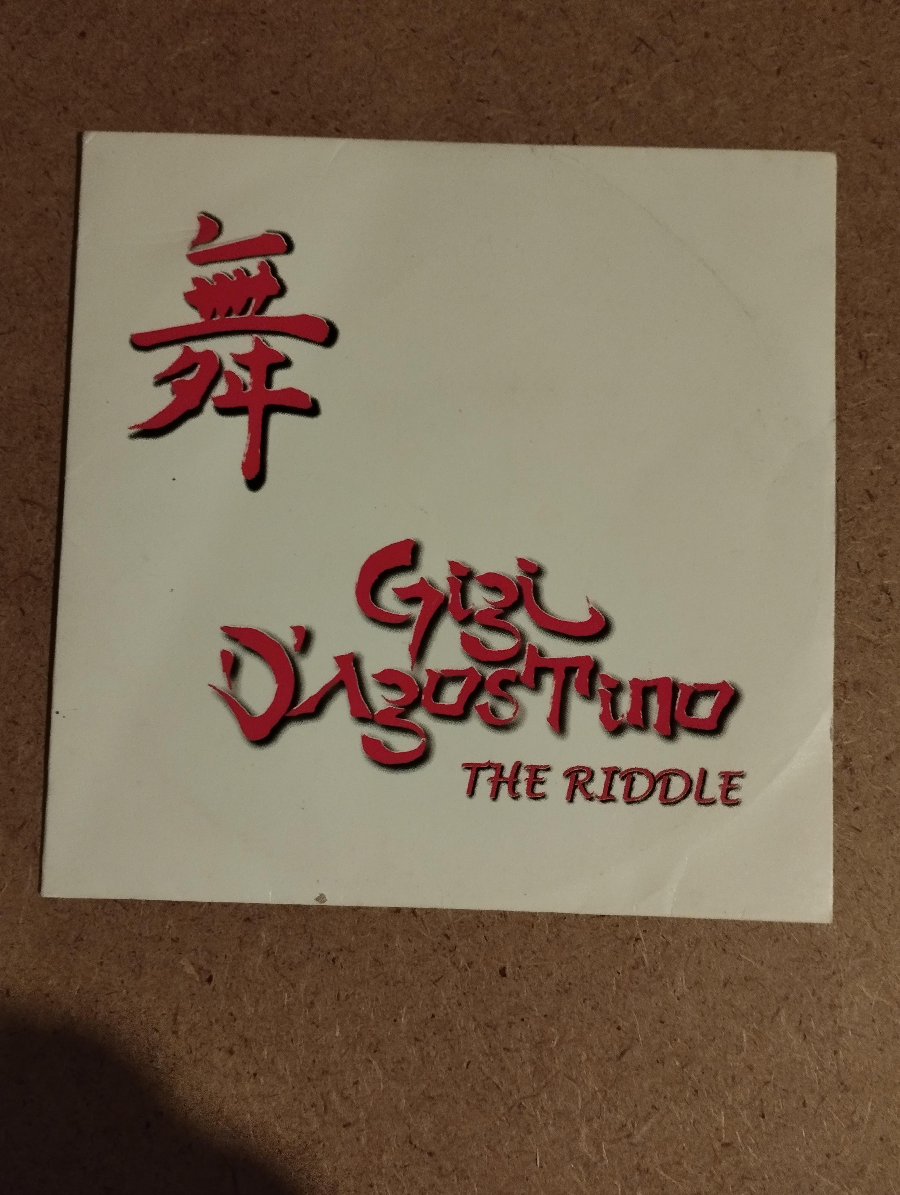 troc de troc cd 2 titres gigi d'agostino - the riddle image 0