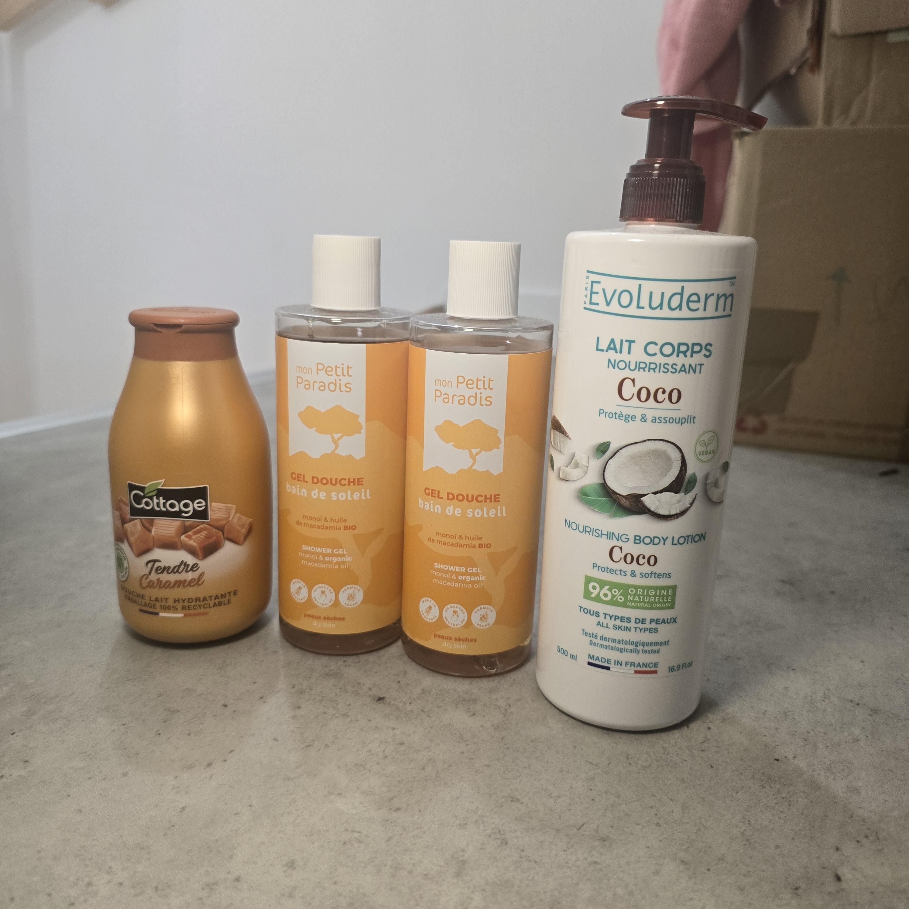 troc de troc ensemble gel douche + lait corps neufs image 0