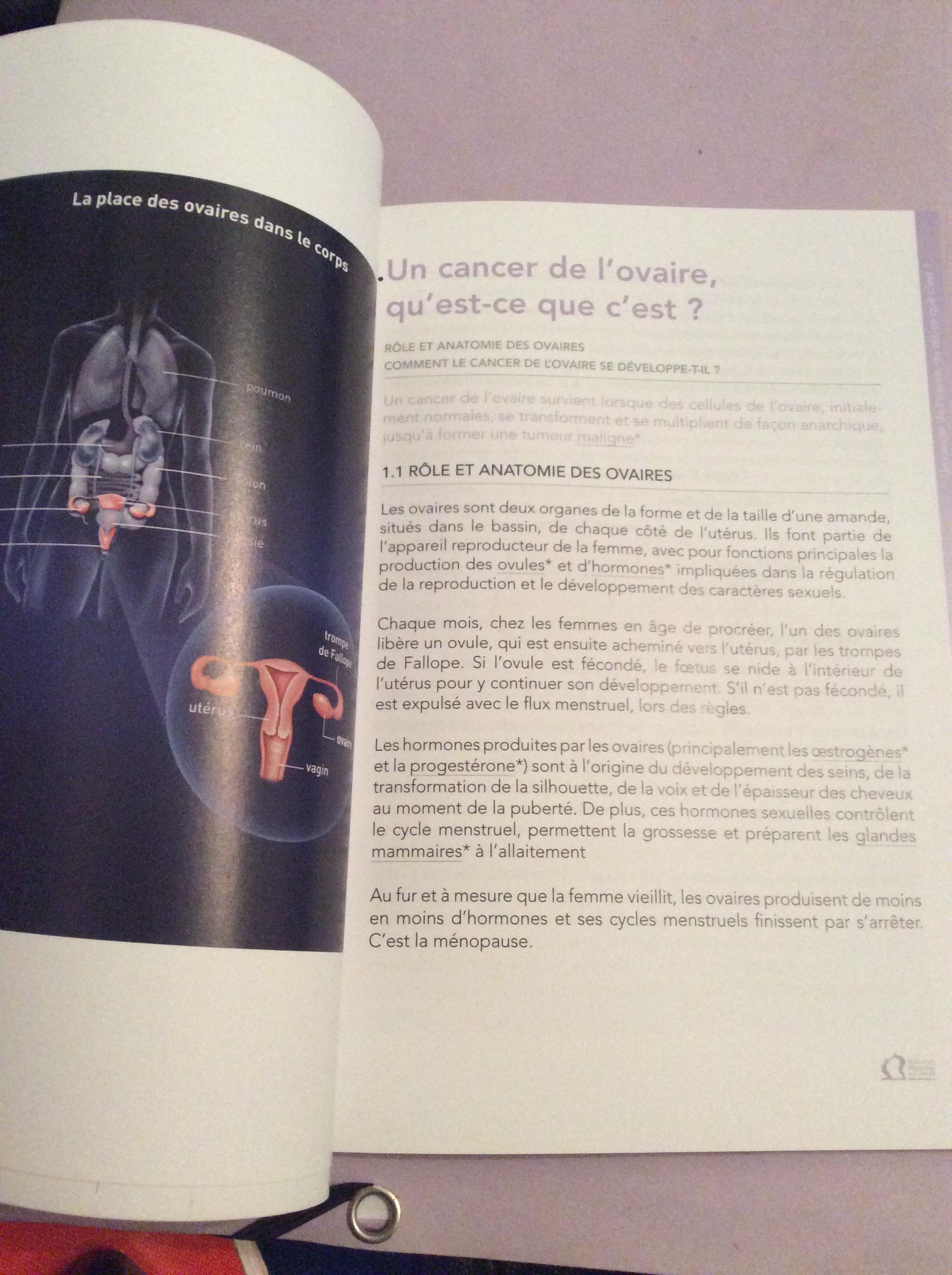 troc de troc livret les traitement de cancer de l’ovaire  2010 15x21 ;77 p image 2