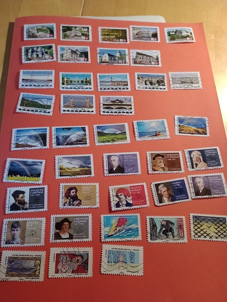 troc de troc lot 40 timbres france (lot 3) image 0