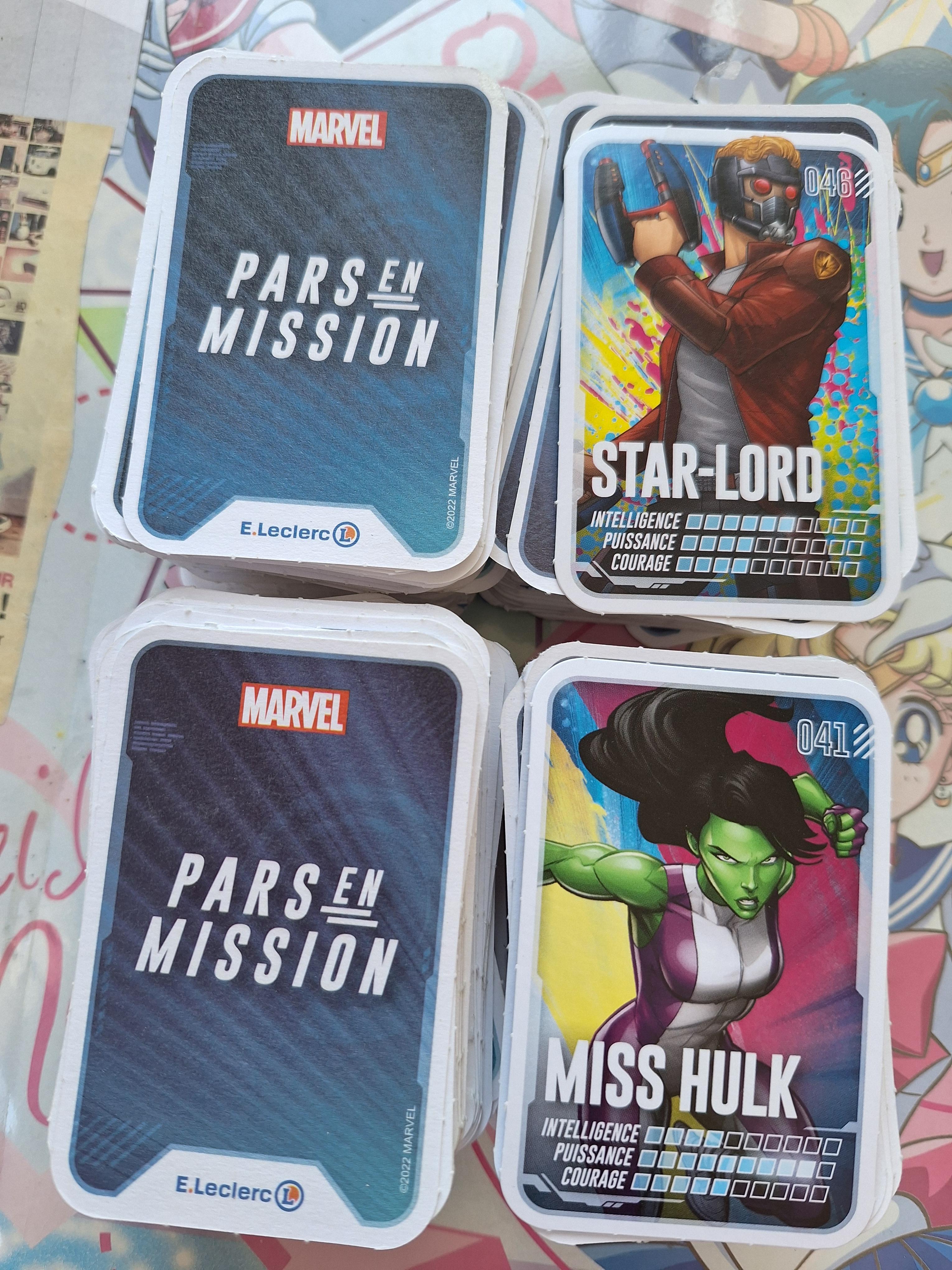 troc de troc gros paquet de cartes marvel leclerc pars en mission image 0