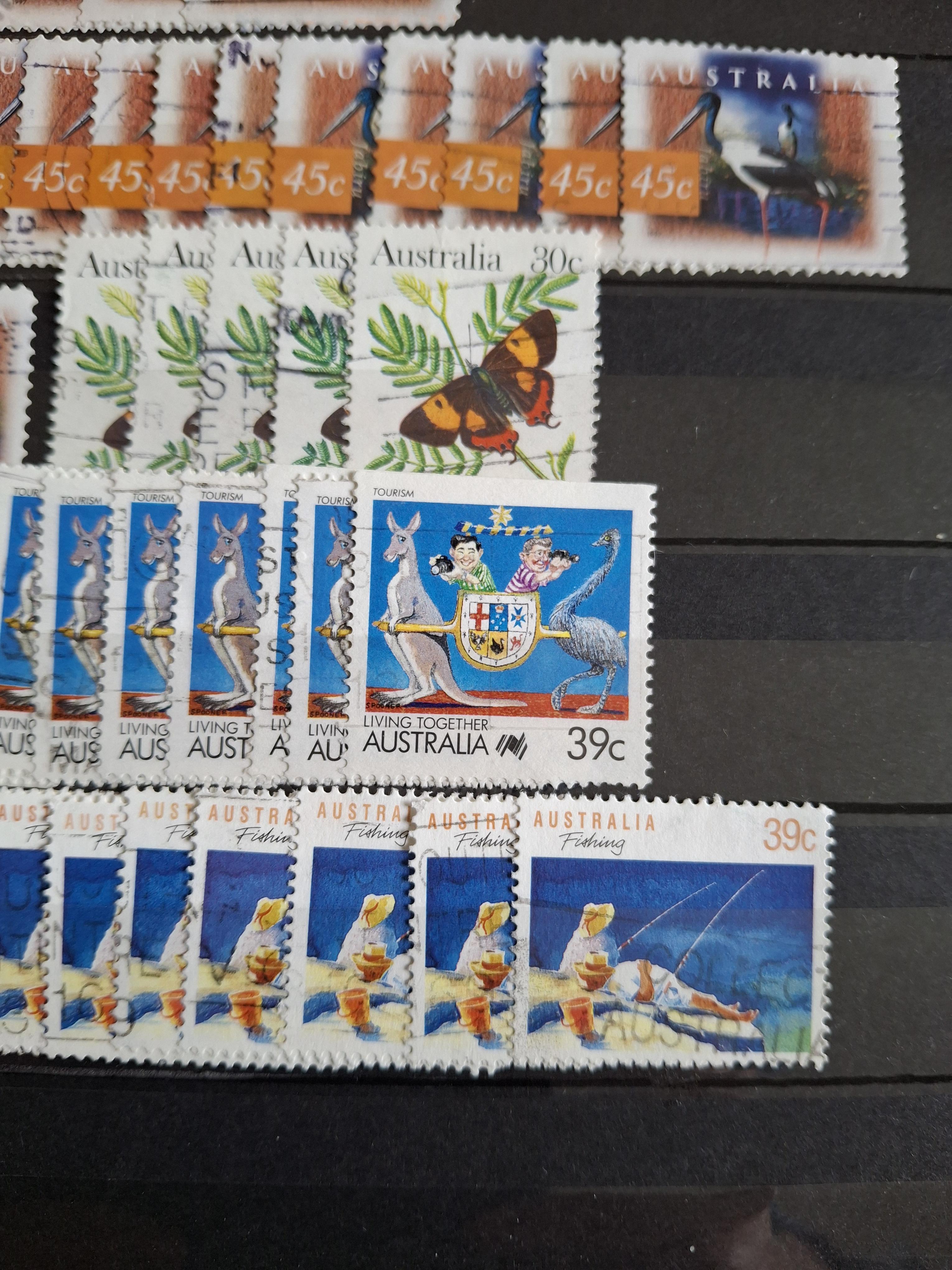troc de troc echange timbres d'australie contre flyer uniquement image 2