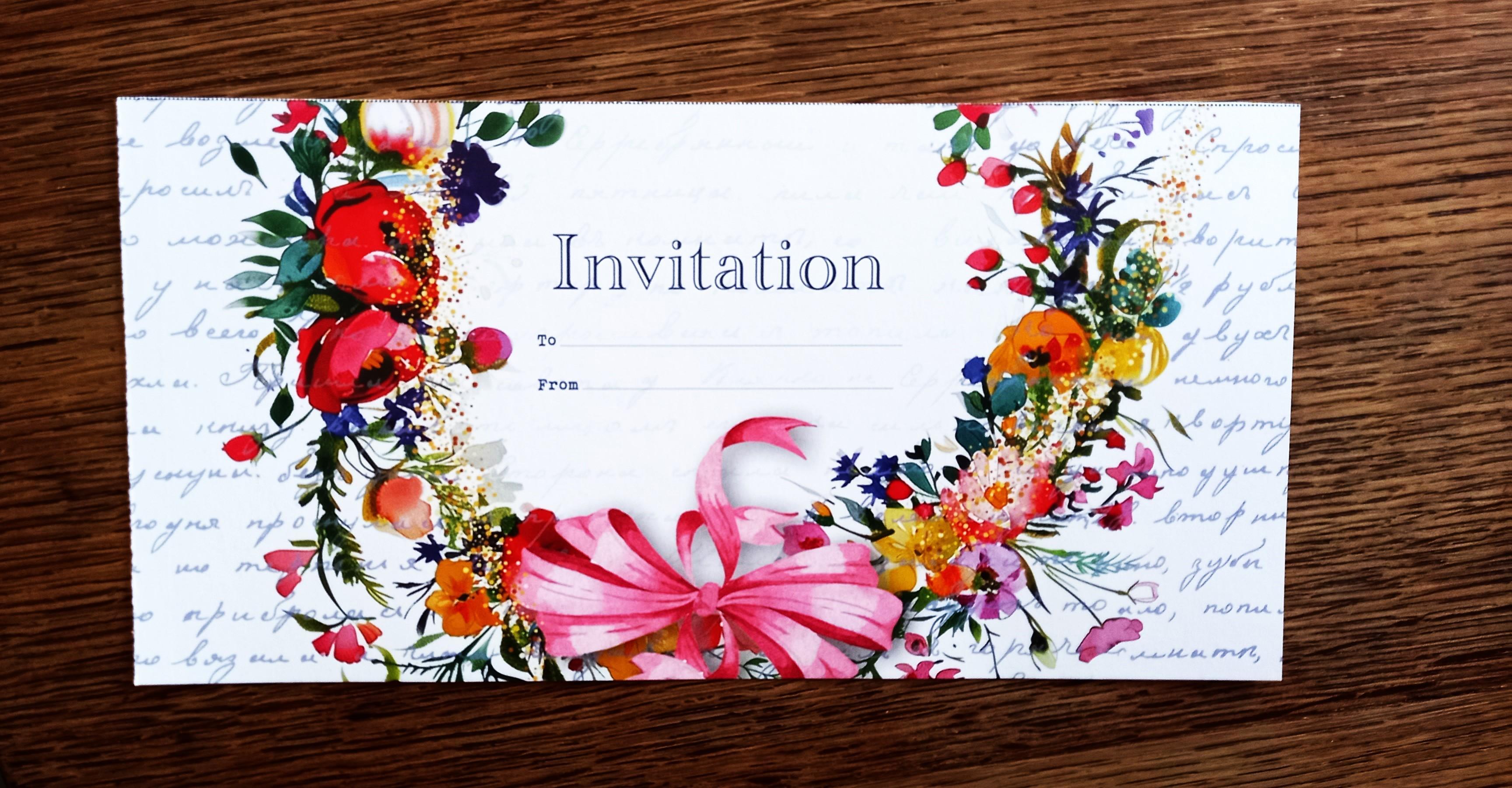 troc de troc carte postale d'invitation. image 0