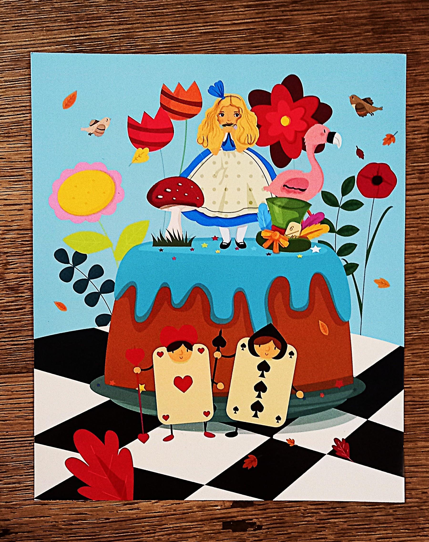 troc de troc affiche "alice au pays des merveilles". image 0