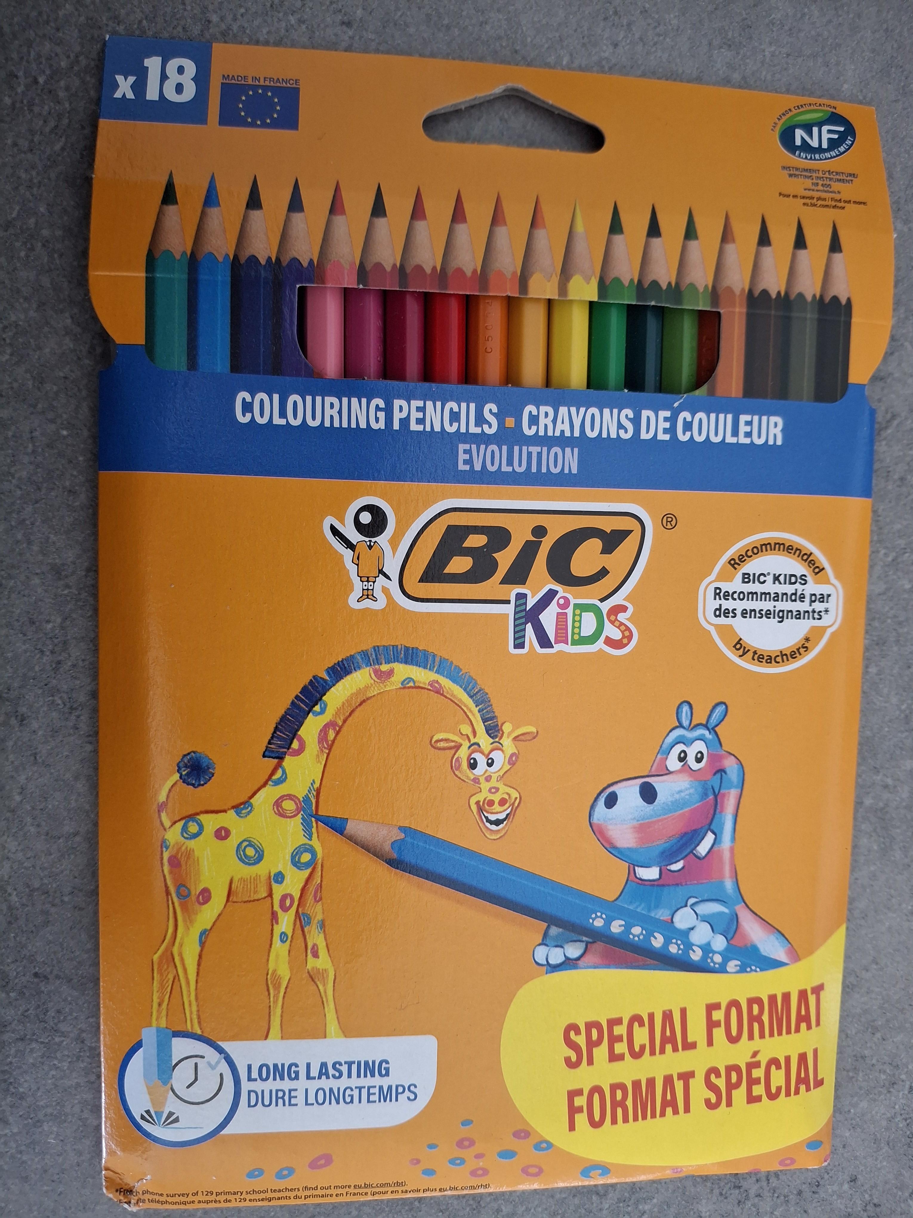 troc de troc crayons de couleur bic image 0