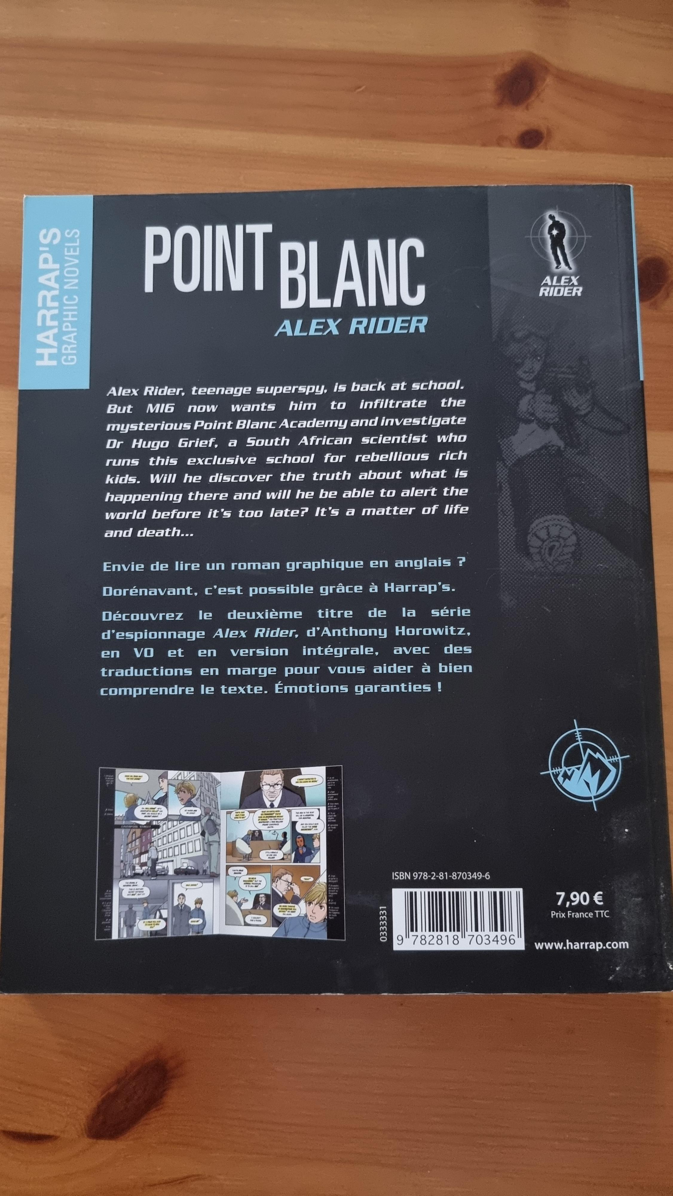 troc de troc anthony horowitz - point blanc - roman vo image 2