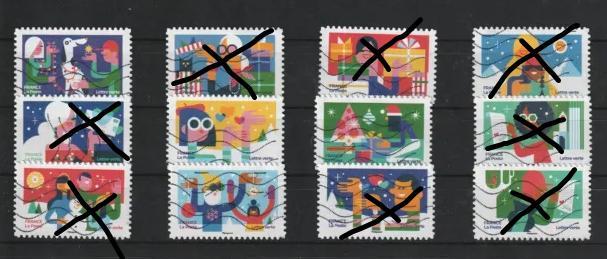 troc de troc rompu de série timbres ns rapprochent 2023 - 4/12 image 0