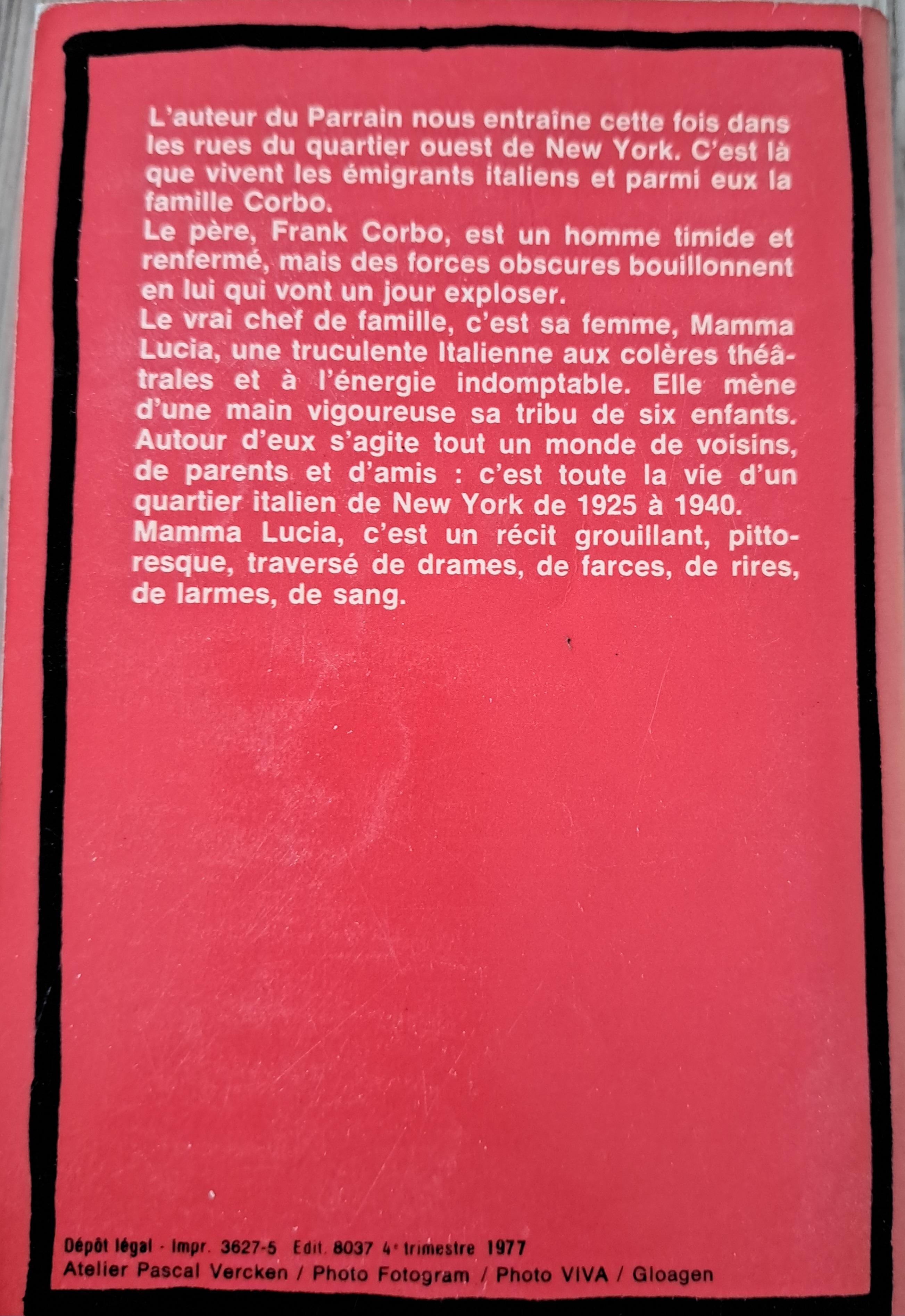 troc de troc mamma lucia  de mario  puzo image 1